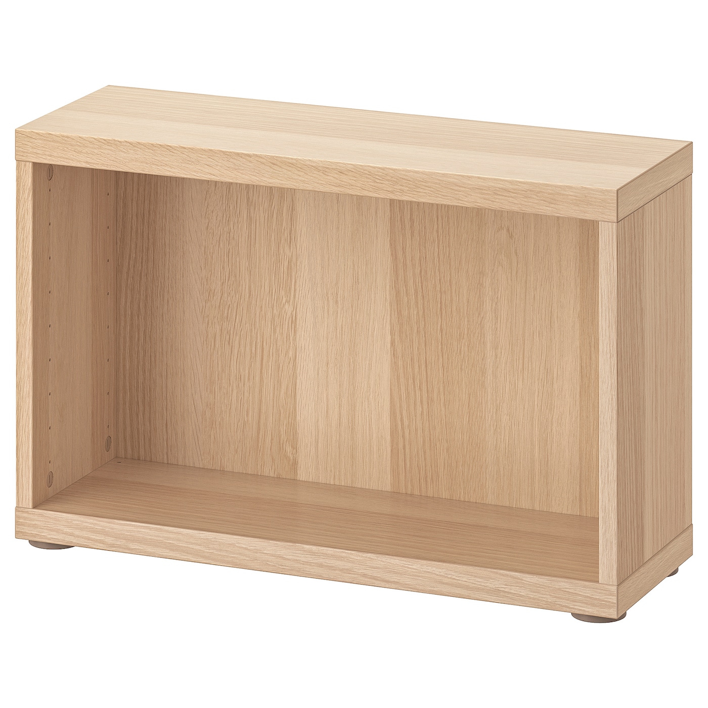 IKEA BESTÅ obudowa, imitacja dębu bejcowanego na biało, 60x20x38 cm