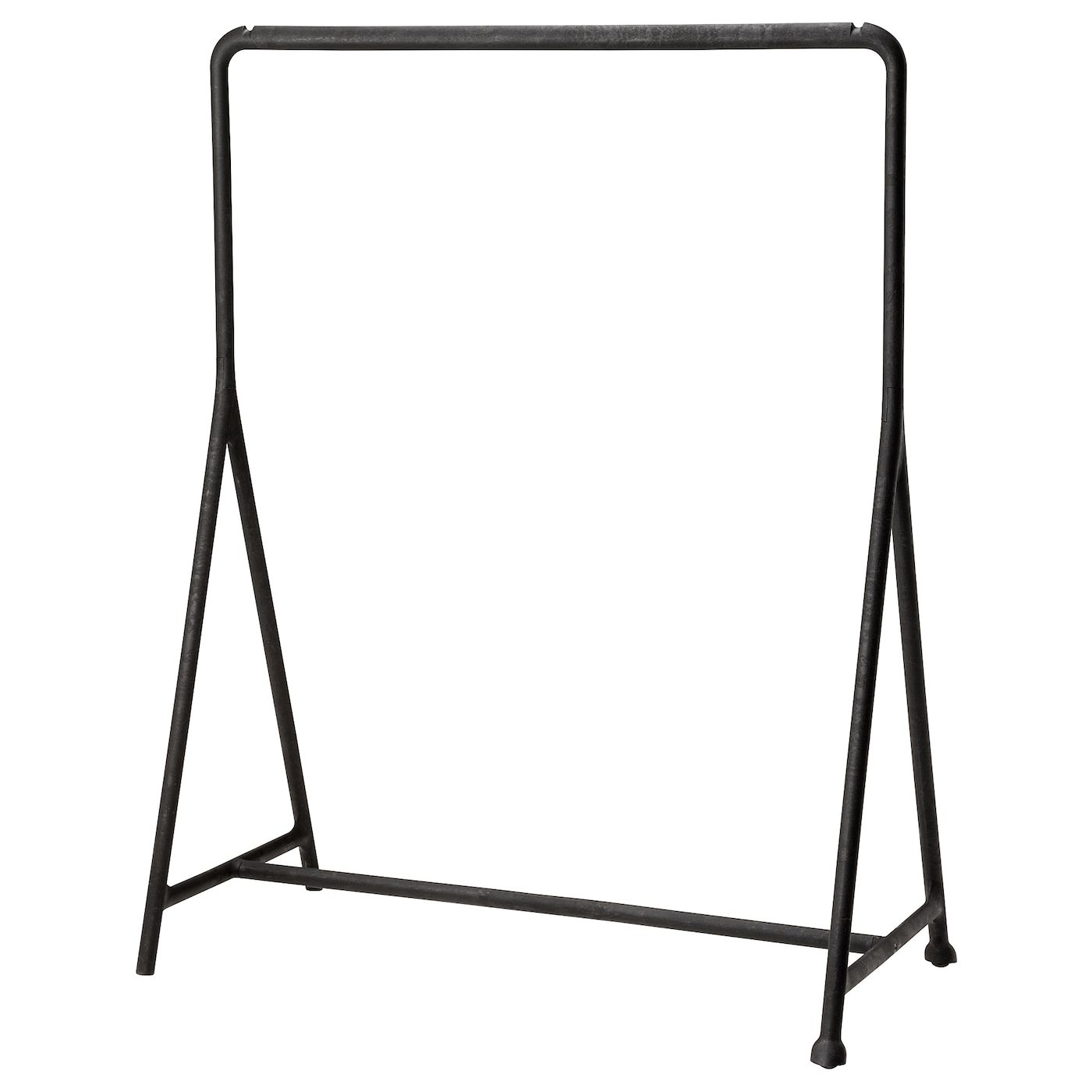 IKEA TURBO wieszak na ubrania, wew/zew, czarny, 117x59 cm