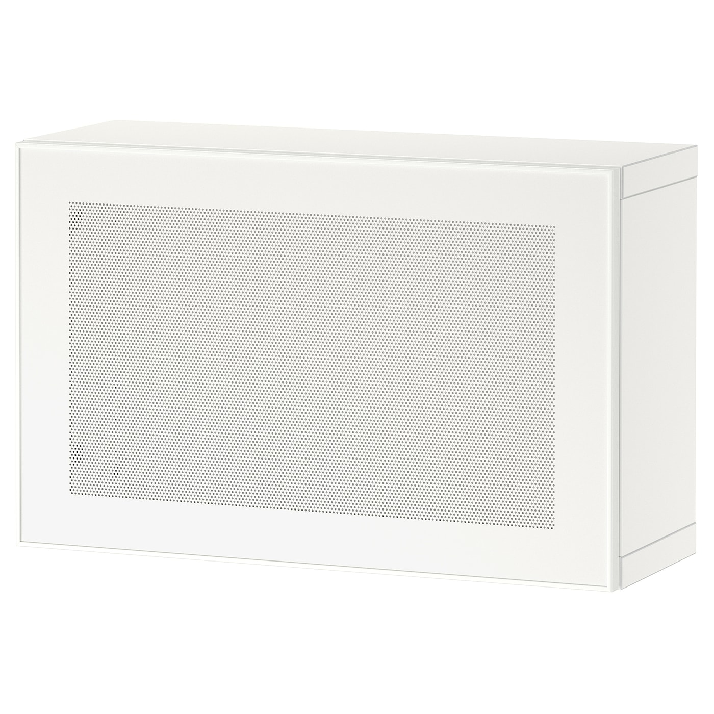 IKEA BESTÅ szafka z drzwiczkami, biały/Mörtviken biały, 60x22x38 cm