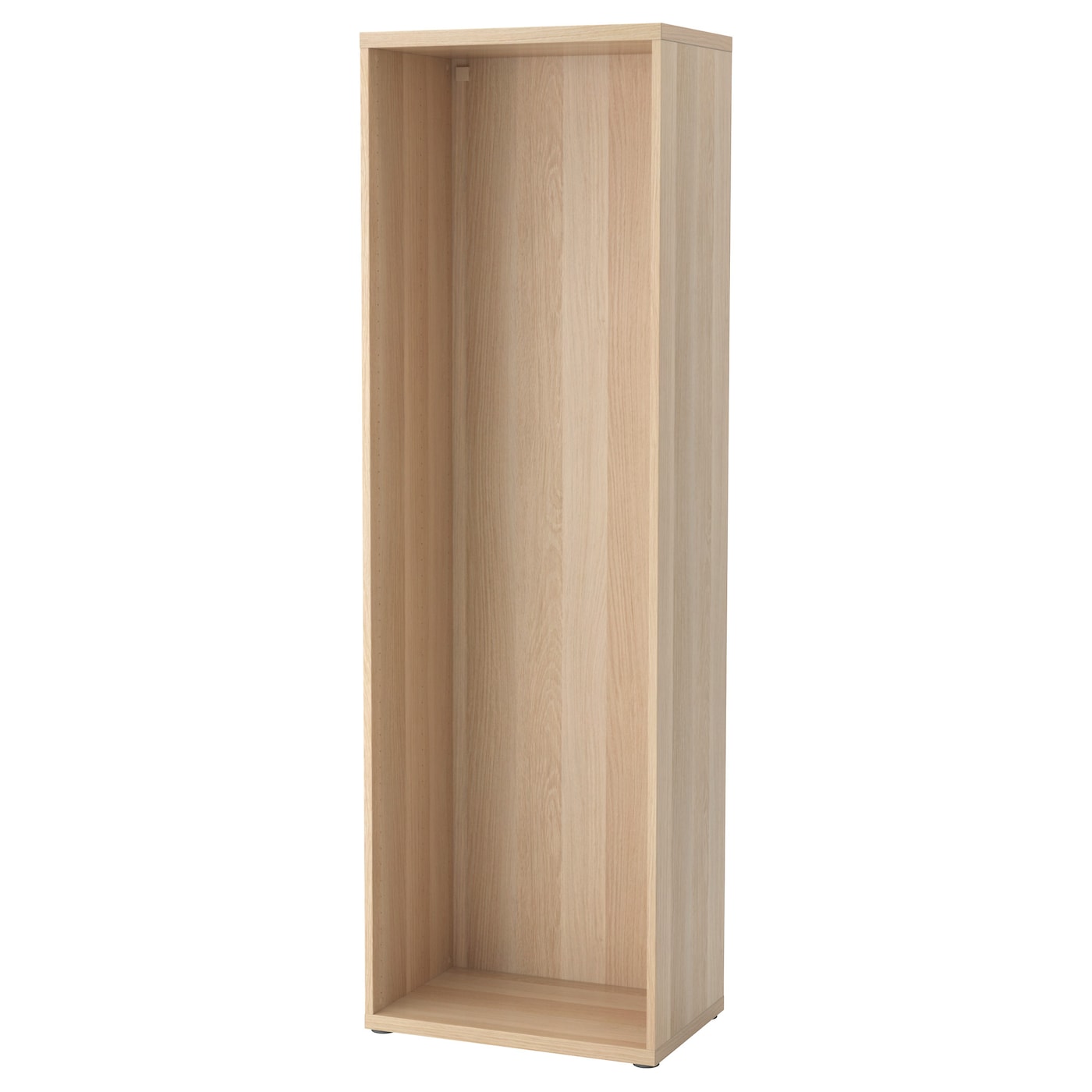 IKEA BESTÅ obudowa, imitacja dębu bejcowanego na biało, 60x40x192 cm