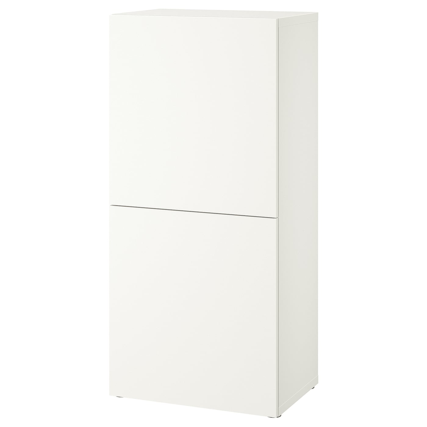 IKEA BESTÅ szafka z drzwiczkami, biały Lappviken/biały, 60x42x129 cm