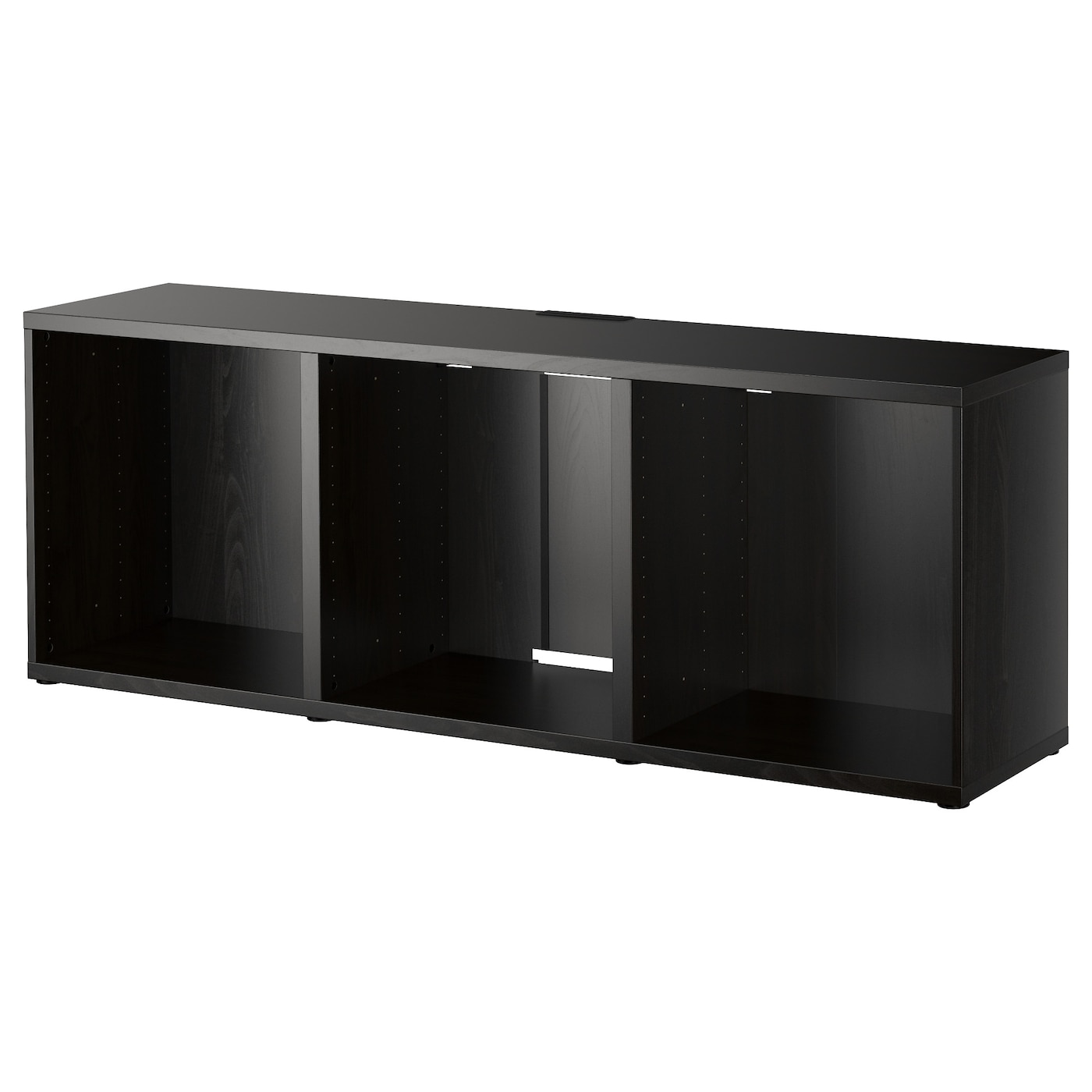 IKEA BESTÅ szafka pod TV, czarnybrąz, 180x40x64 cm