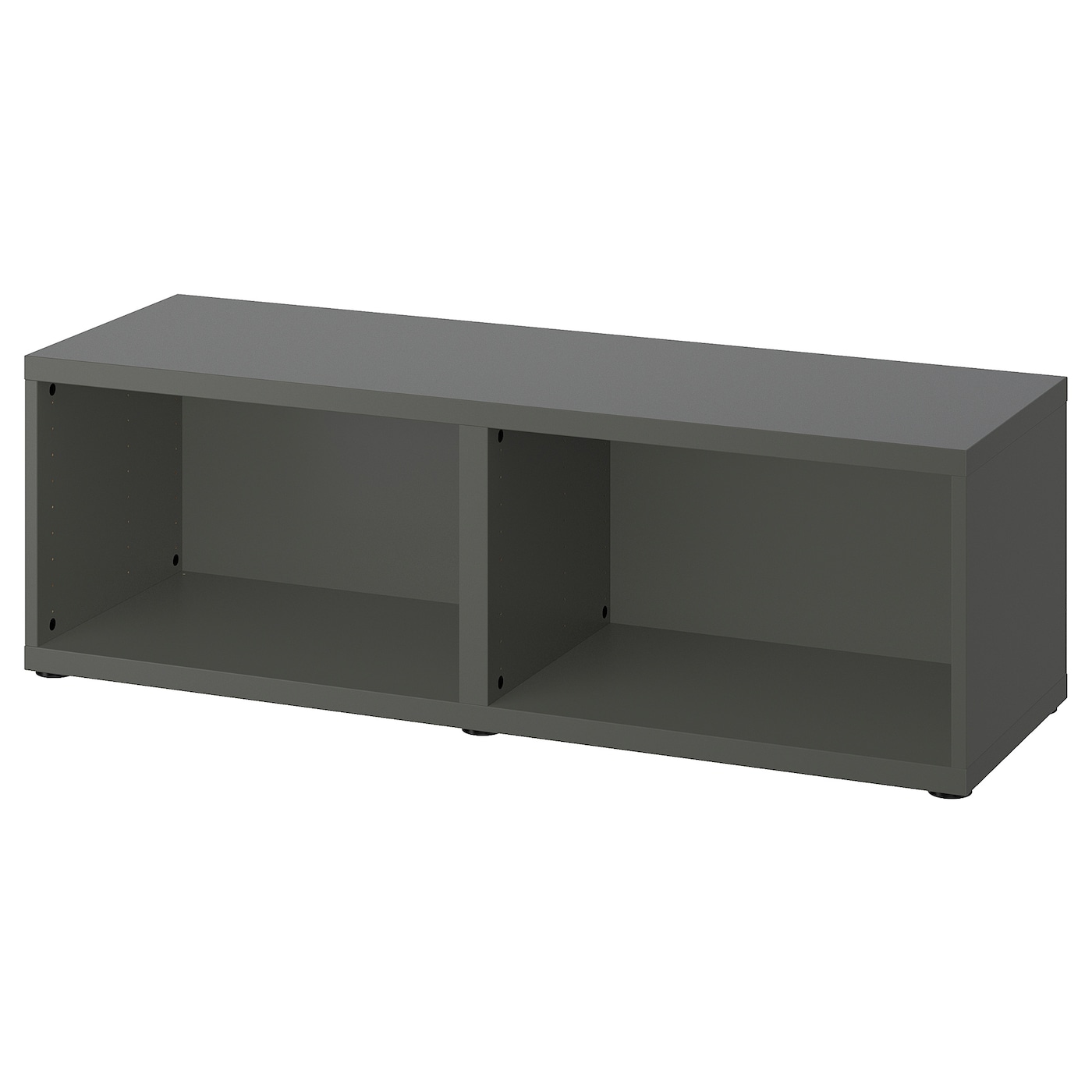 IKEA BESTÅ obudowa, ciemnoszary, 120x40x38 cm
