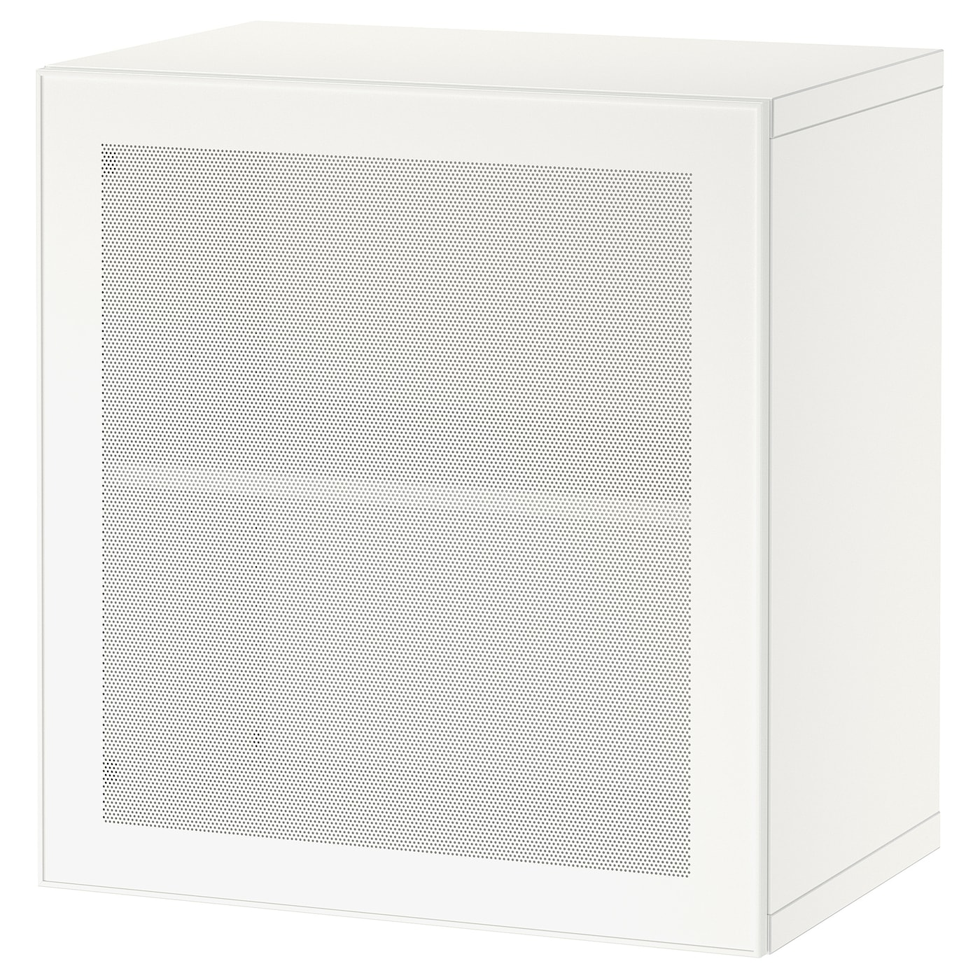 IKEA BESTÅ kombinacja szafek ściennych, biały/Mörtviken biały, 60x42x64 cm