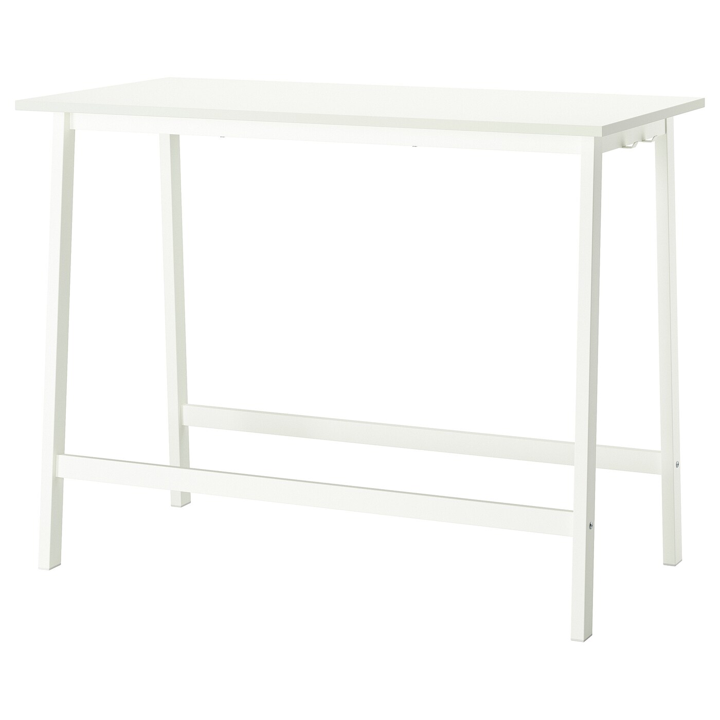 IKEA MITTZON stół konferencyjny, biały, 140x68x105 cm