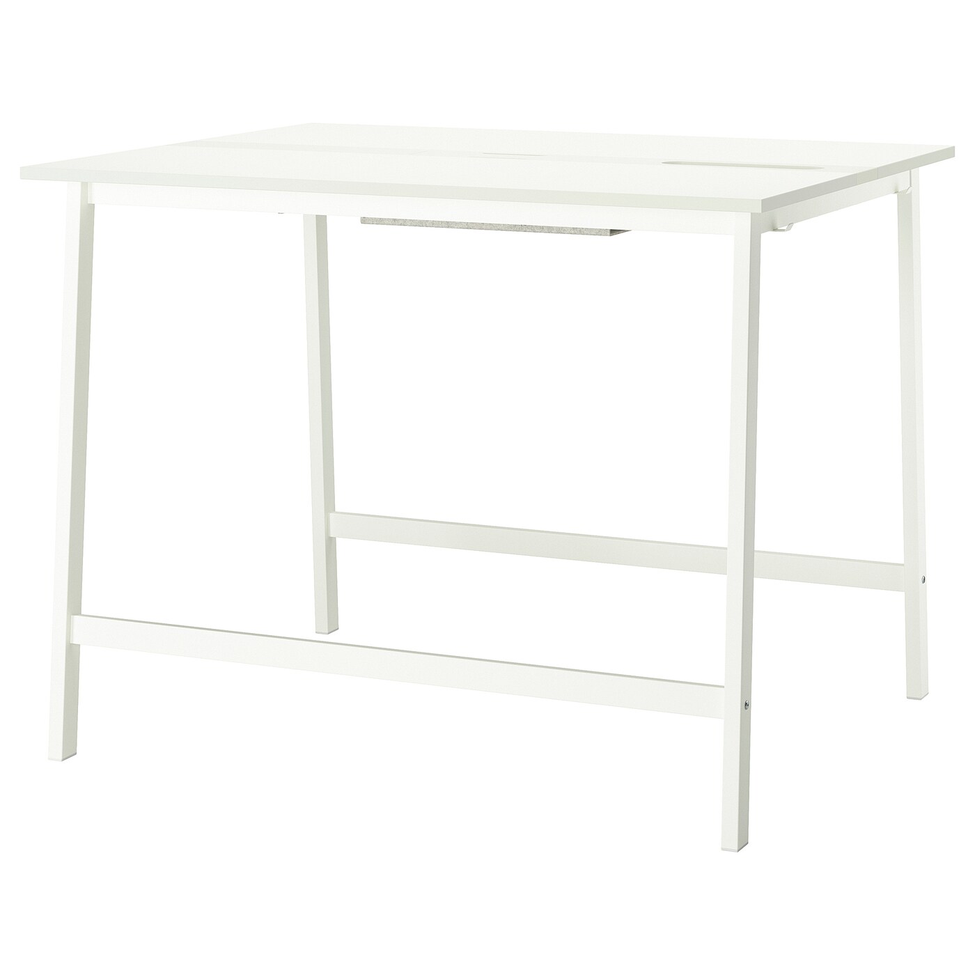 IKEA MITTZON stół konferencyjny, biały, 140x108x105 cm