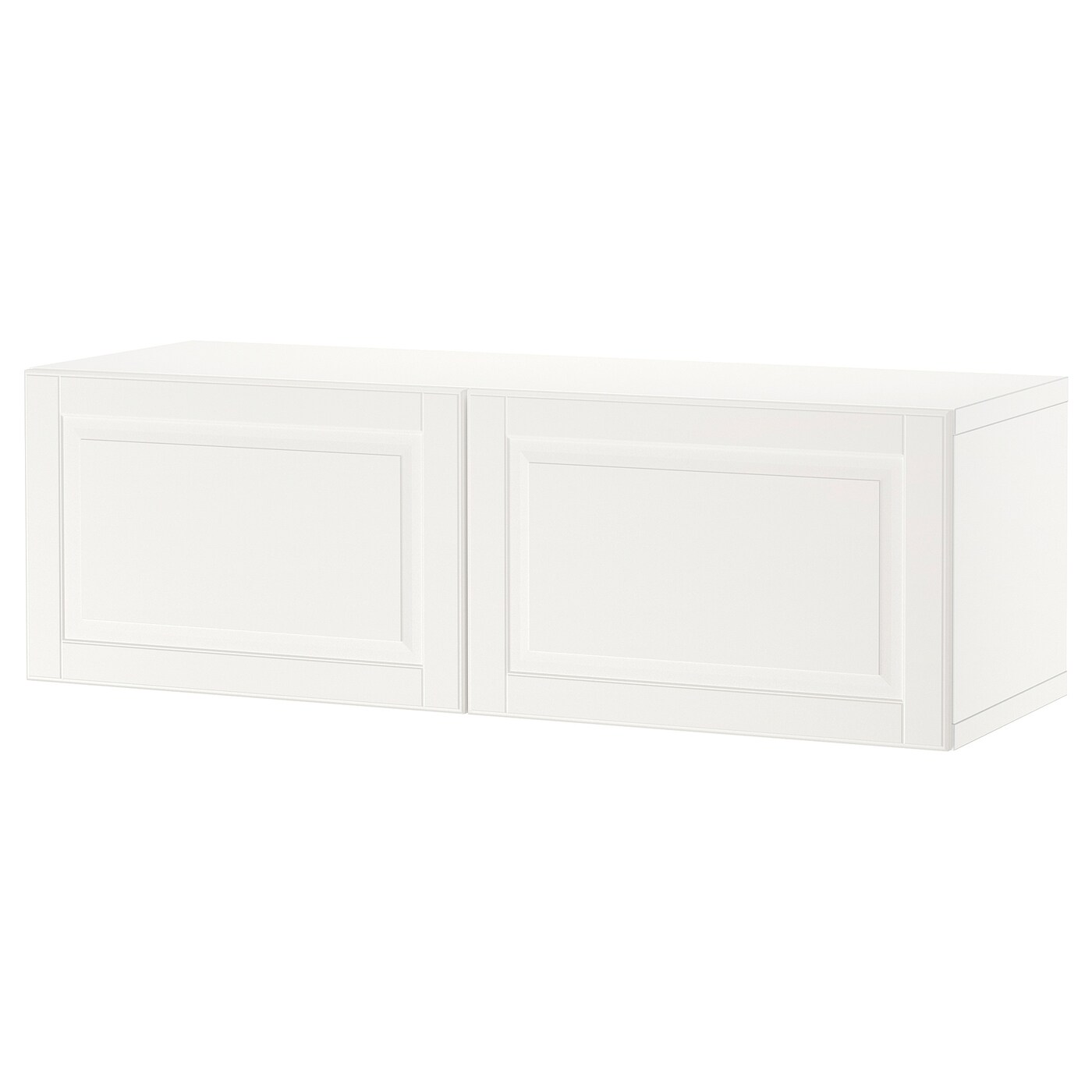 IKEA BESTÅ kombinacja szafek ściennych, biały/Smeviken biały, 120x42x38 cm