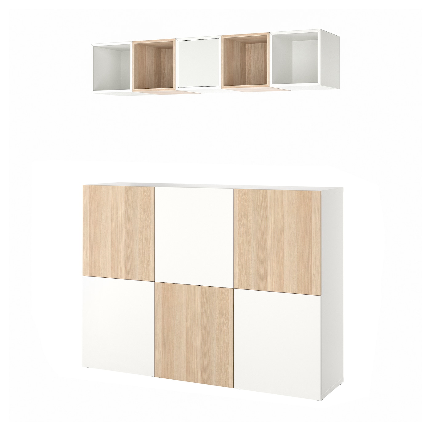 IKEA BESTÅ / EKET regał, 180x42x129 cm