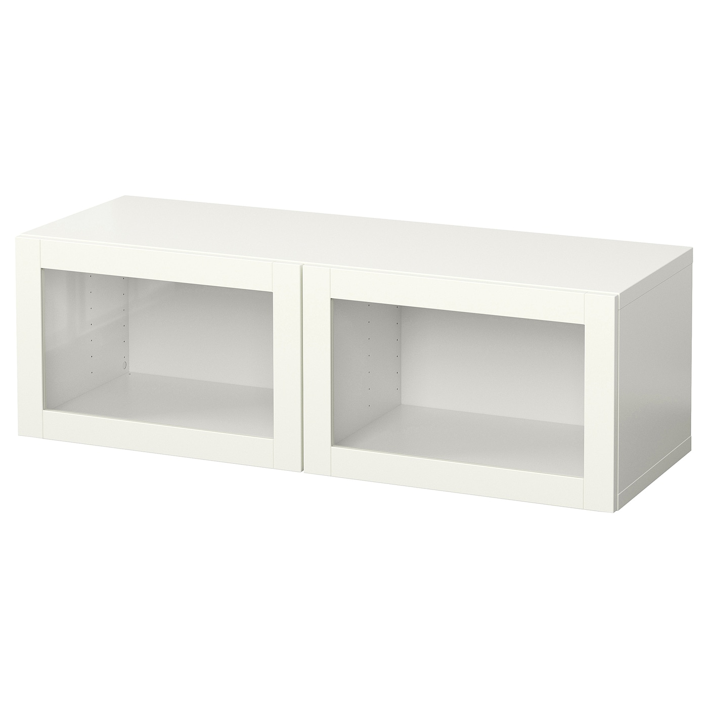 IKEA BESTÅ kombinacja szafek ściennych, biały/Sindvik biały, 120x42x38 cm