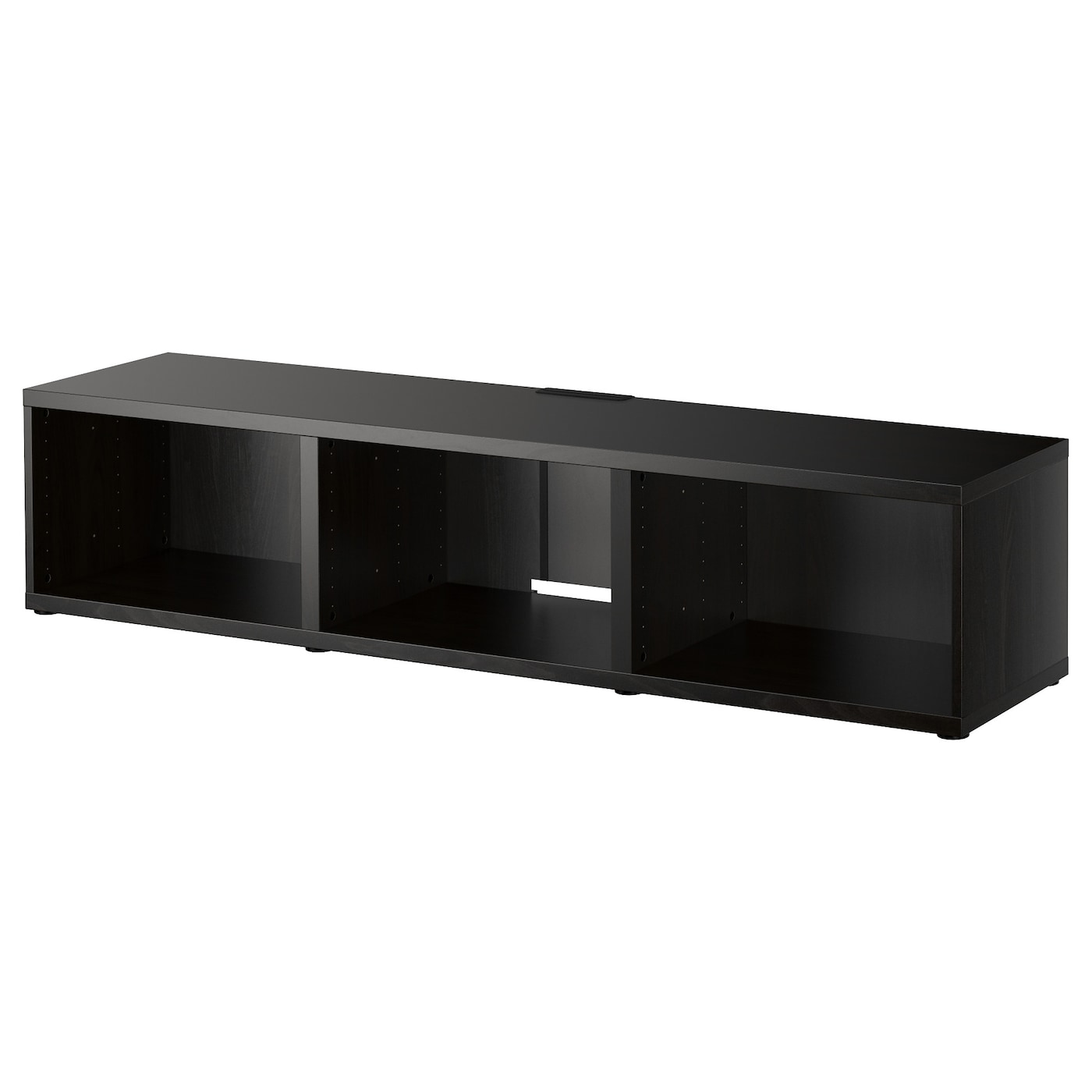 IKEA BESTÅ szafka pod TV, czarnybrąz, 180x40x38 cm