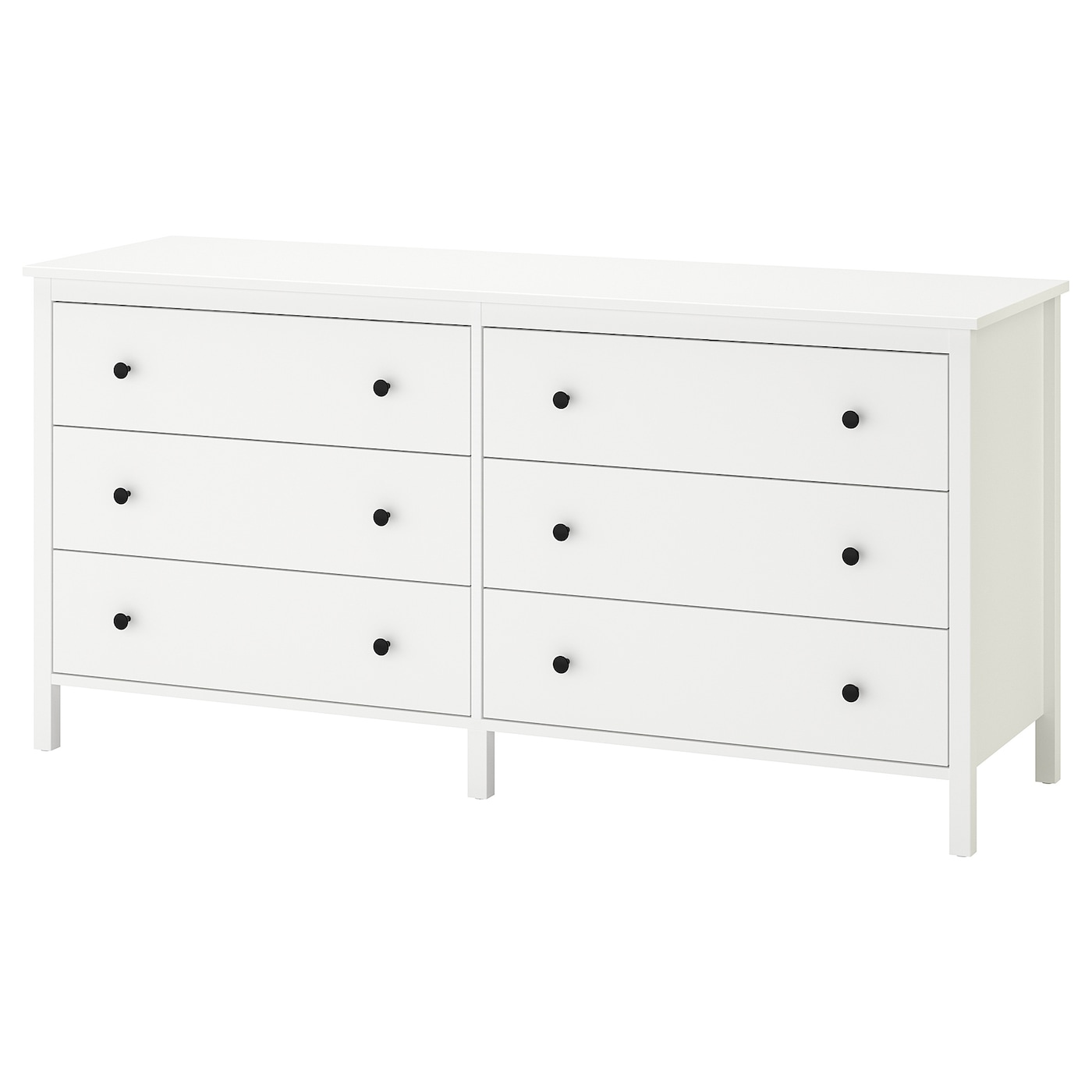 IKEA KOPPANG komoda, 6 szuflad, biały, 172x83 cm