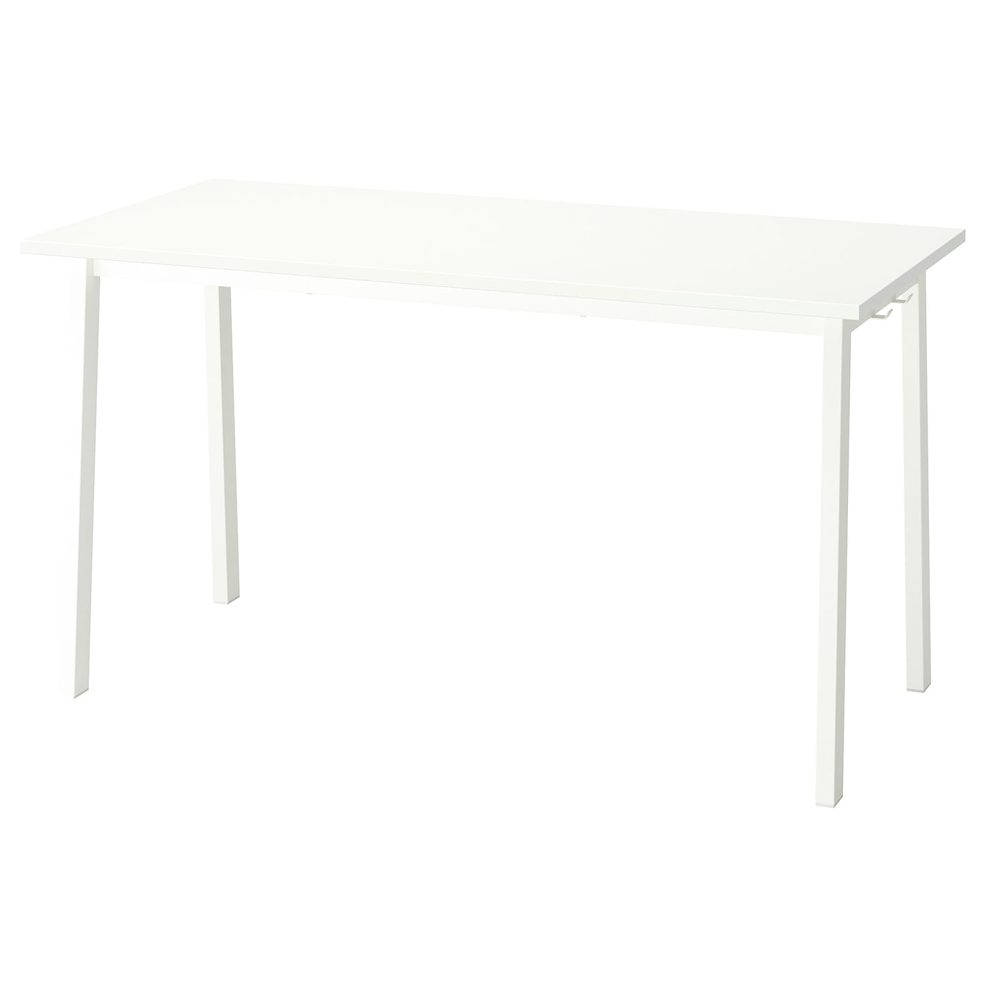 IKEA MITTZON stół konferencyjny, biały, 140x68x75 cm