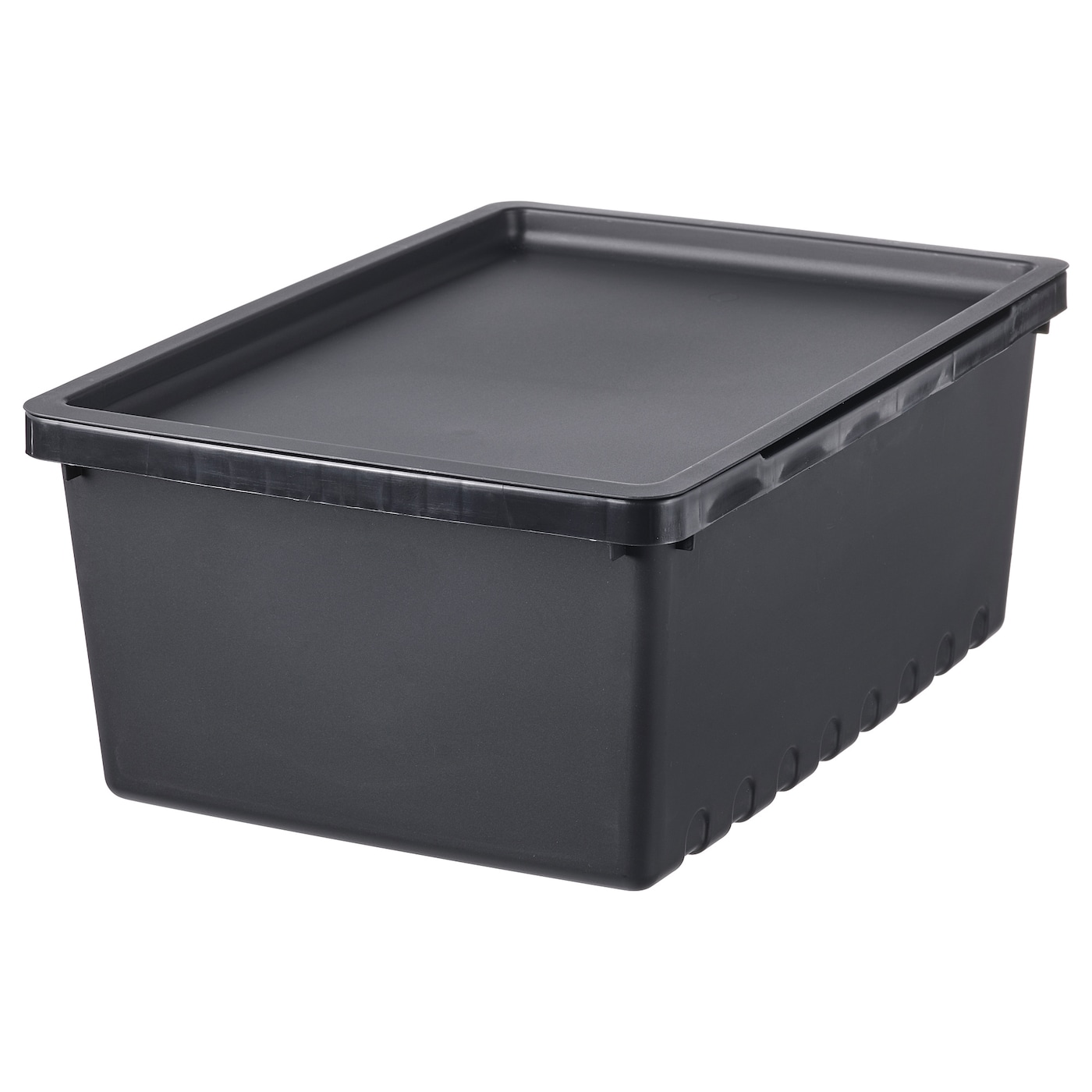 IKEA UPPSNOFSAD pojemnik z pokrywą, czarny, 35x25x14 cm/9 l