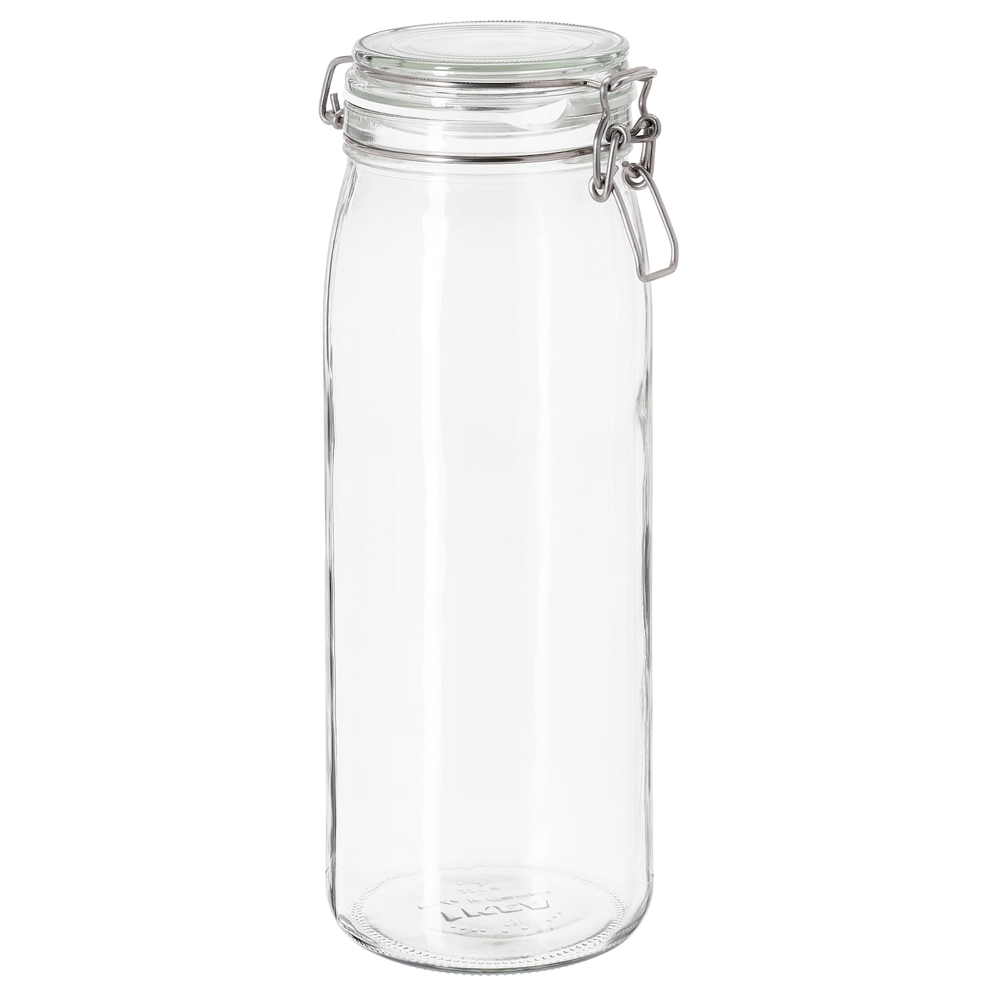 IKEA KORKEN słoik z pokrywką, szkło bezbarwne, 2 l