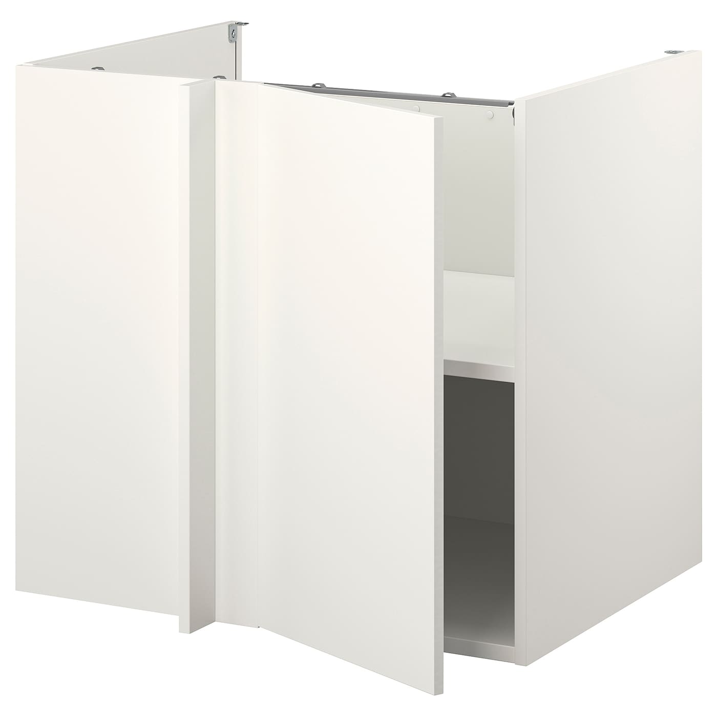 IKEA ENHET szafka nar, biały/biały, 107x69x75 cm