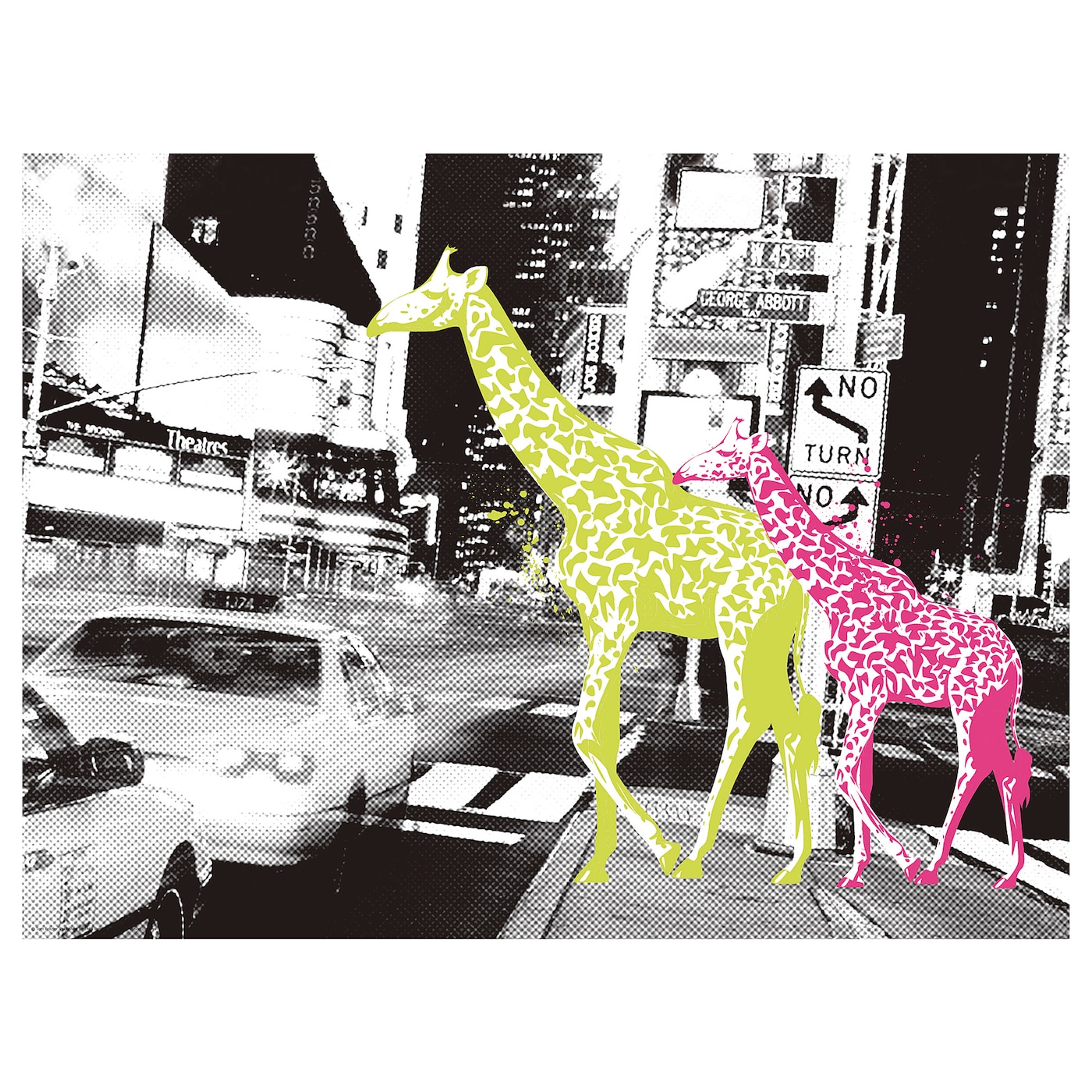 IKEA BILD Plakat, life is an adventure, 40x30 cm