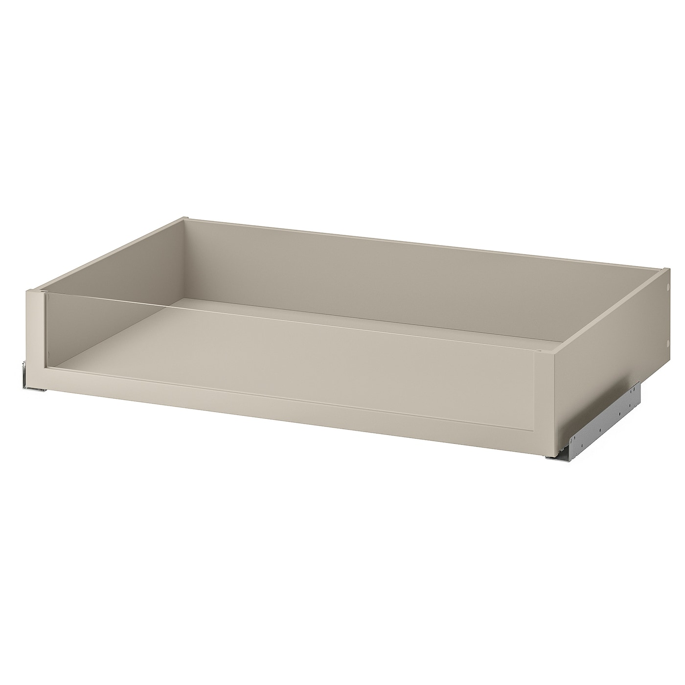 IKEA KOMPLEMENT szuflada ze szklanym frontem, szarobeżowy, 100x58 cm