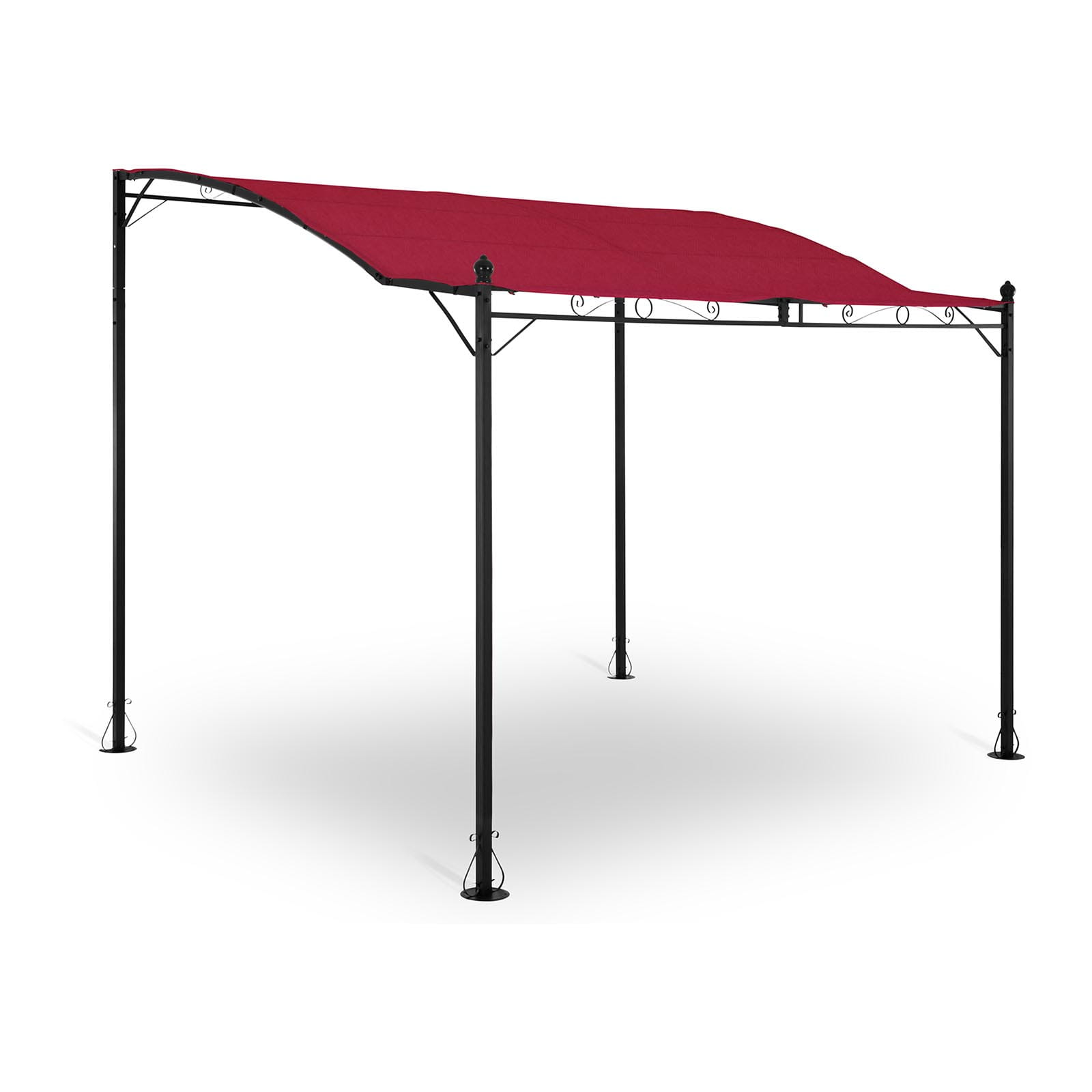 Zadaszenie na taras pergola ogrodowa 2,6x3m w kolorze czerwonego wina