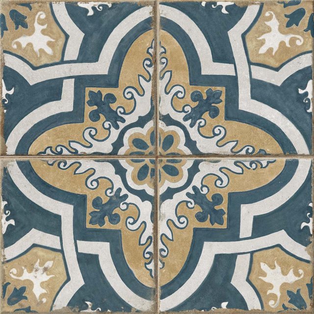 Gres szkliwiony ORIVO patchwork multicolour mat 42x42 gat. I