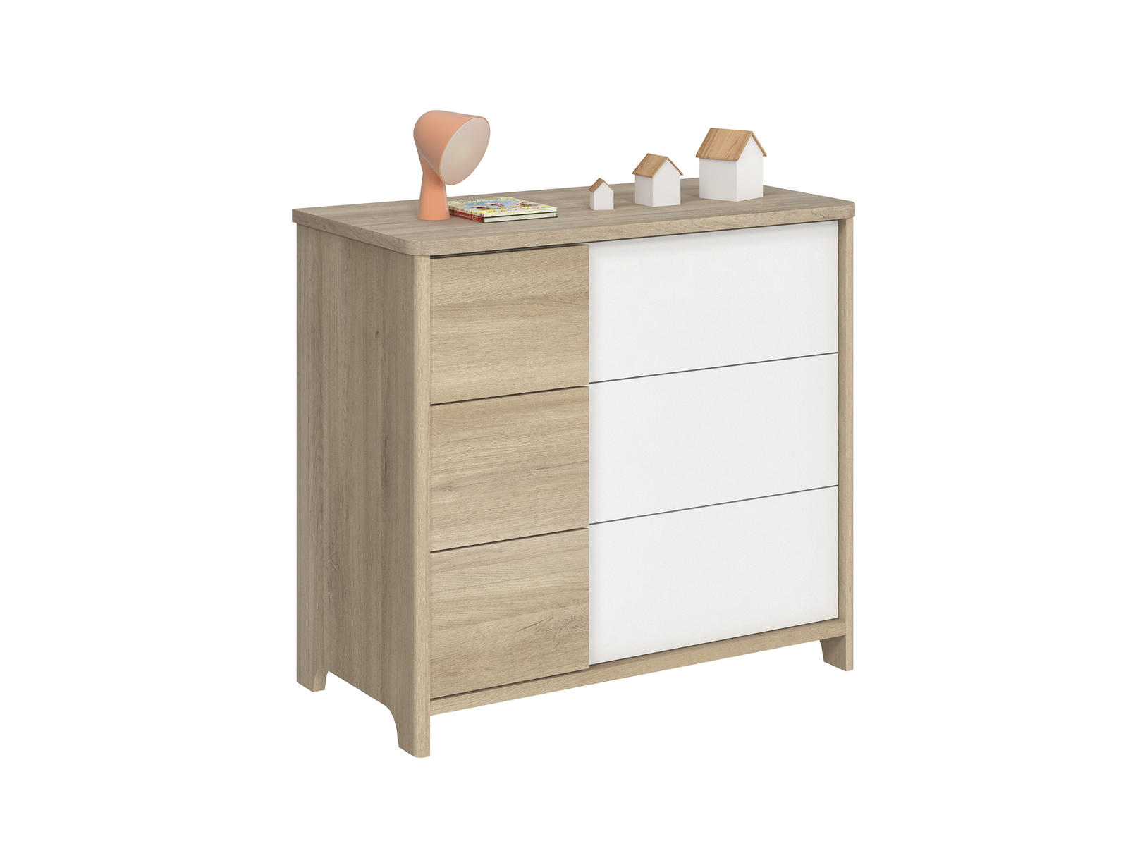 Design komoda dziecięca Sacha dąb
