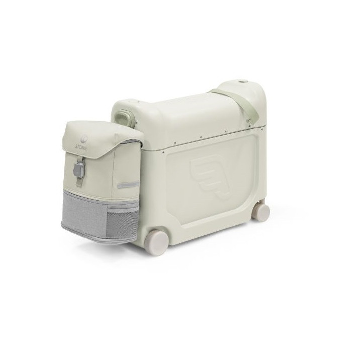 Stokke Jetkids Bedbox Travel Bundle New - zestaw podróżny walizka + plecak-Sea Green