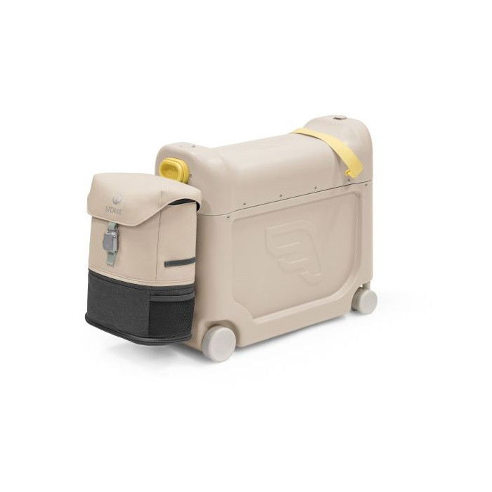 Stokke Jetkids Bedbox Travel Bundle New - zestaw podróżny walizka + plecak-Moonglow White