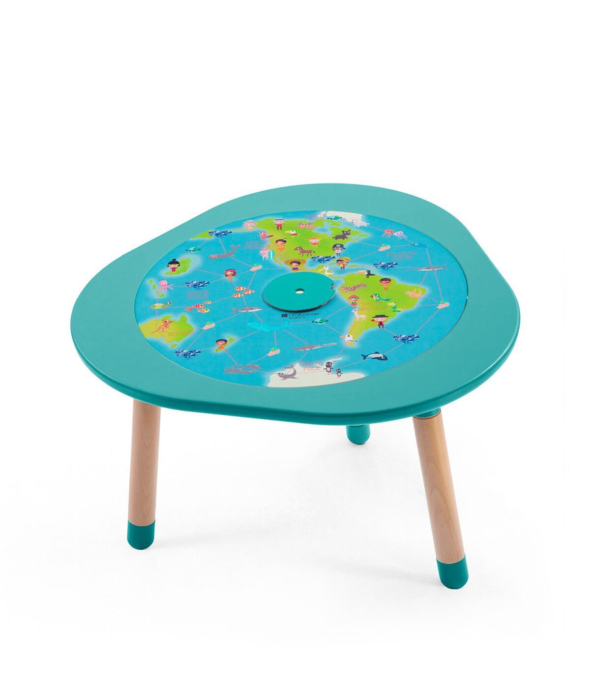 Stokke, Tarcza do stolika MuTable Diskcover - plansze do zabawy i nauki-Jesteśmy światem