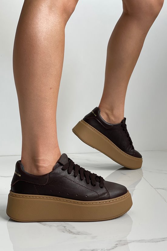 Sneakers SN41 - 1D Czekoladowy