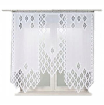 Firanka żakardowa 160x160 gotowa z panelem 019332 FIRANA PANEL