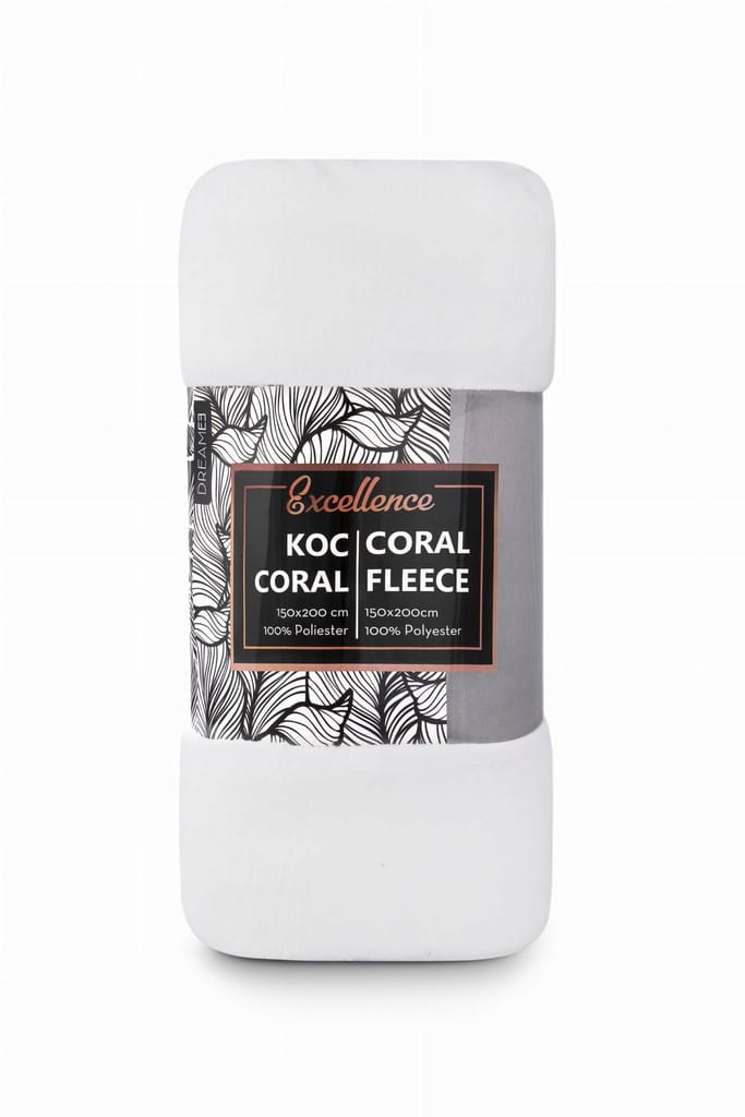 Koc Carbotex 150x200 cm biały, idealny do codziennego użytku