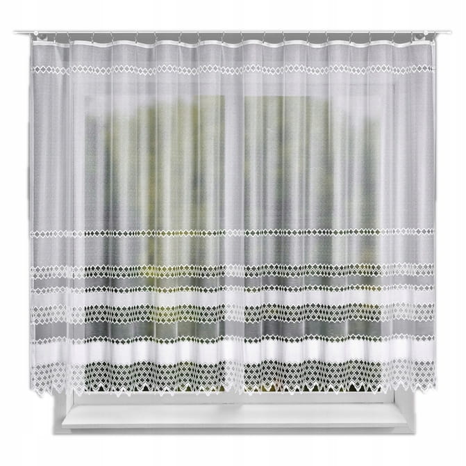 Firanka gotowa z taśmą 018669 160x400 cm filomena