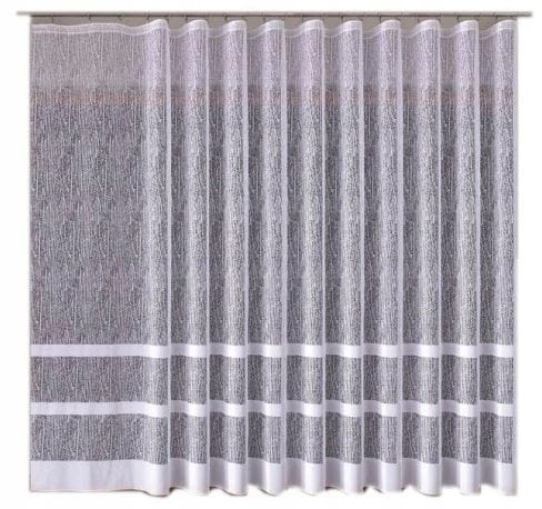 Biała firanka żakardowa 220x400cm BT018352 FIRANY