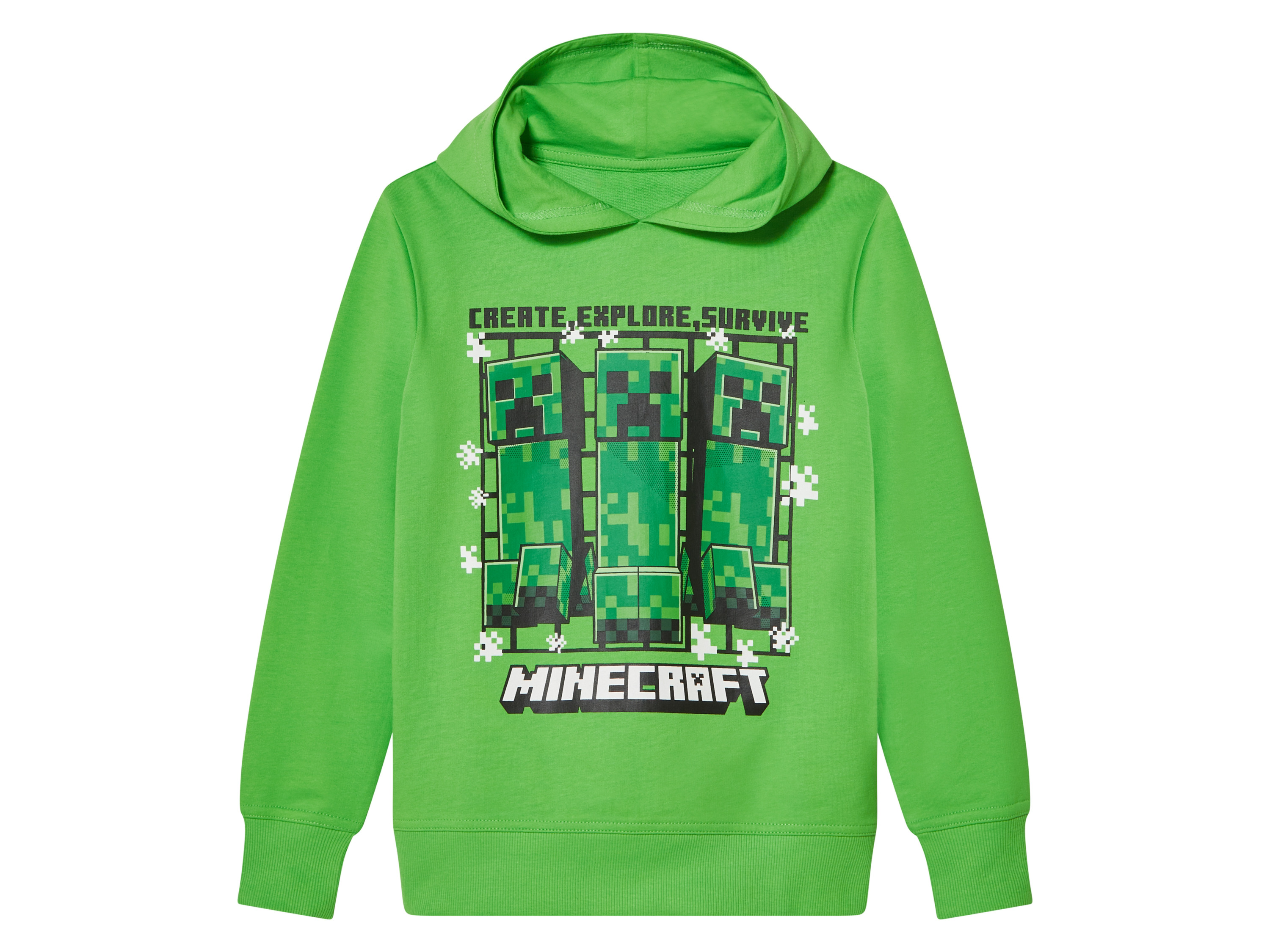Bluza młodzieżowa z kapturem Minecraft, 134/140