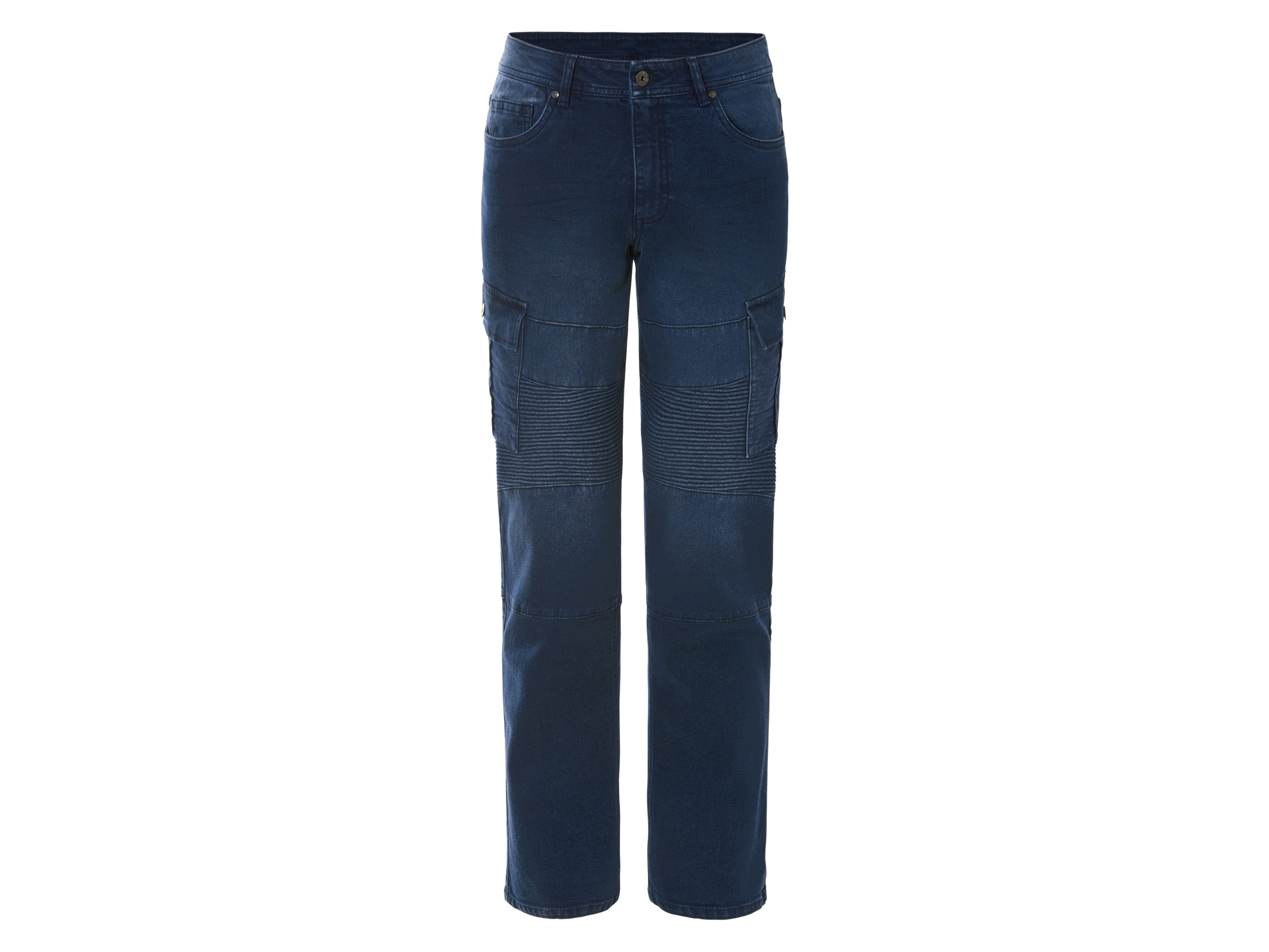 Livergy Jeansy męskie z bawełny, Straight Fit Ciemnoniebieski, 46 30/32