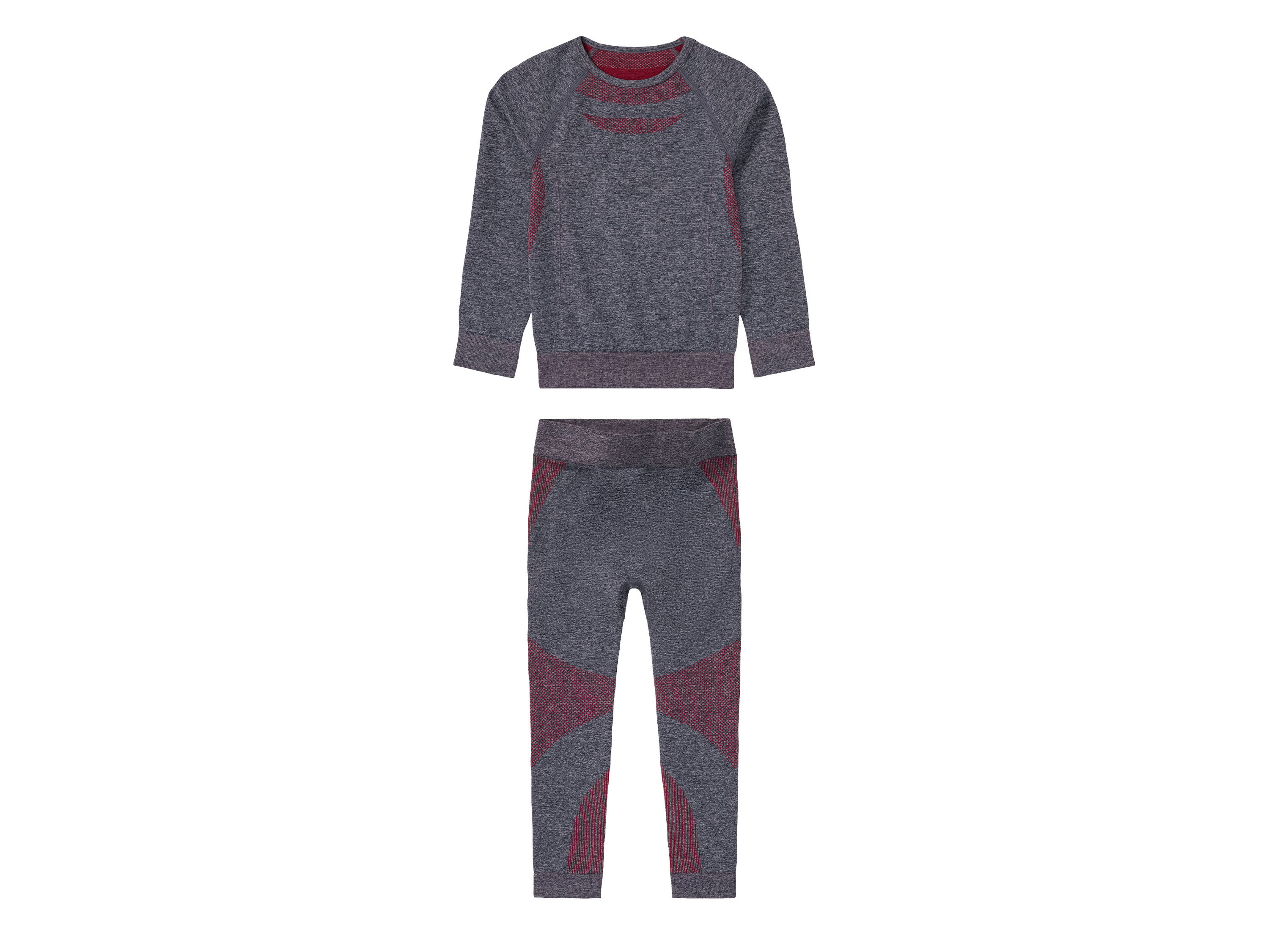 lupilu Bielizna funkcyjna dziewczęca koszulka + legginsy 98 - 104, Szary