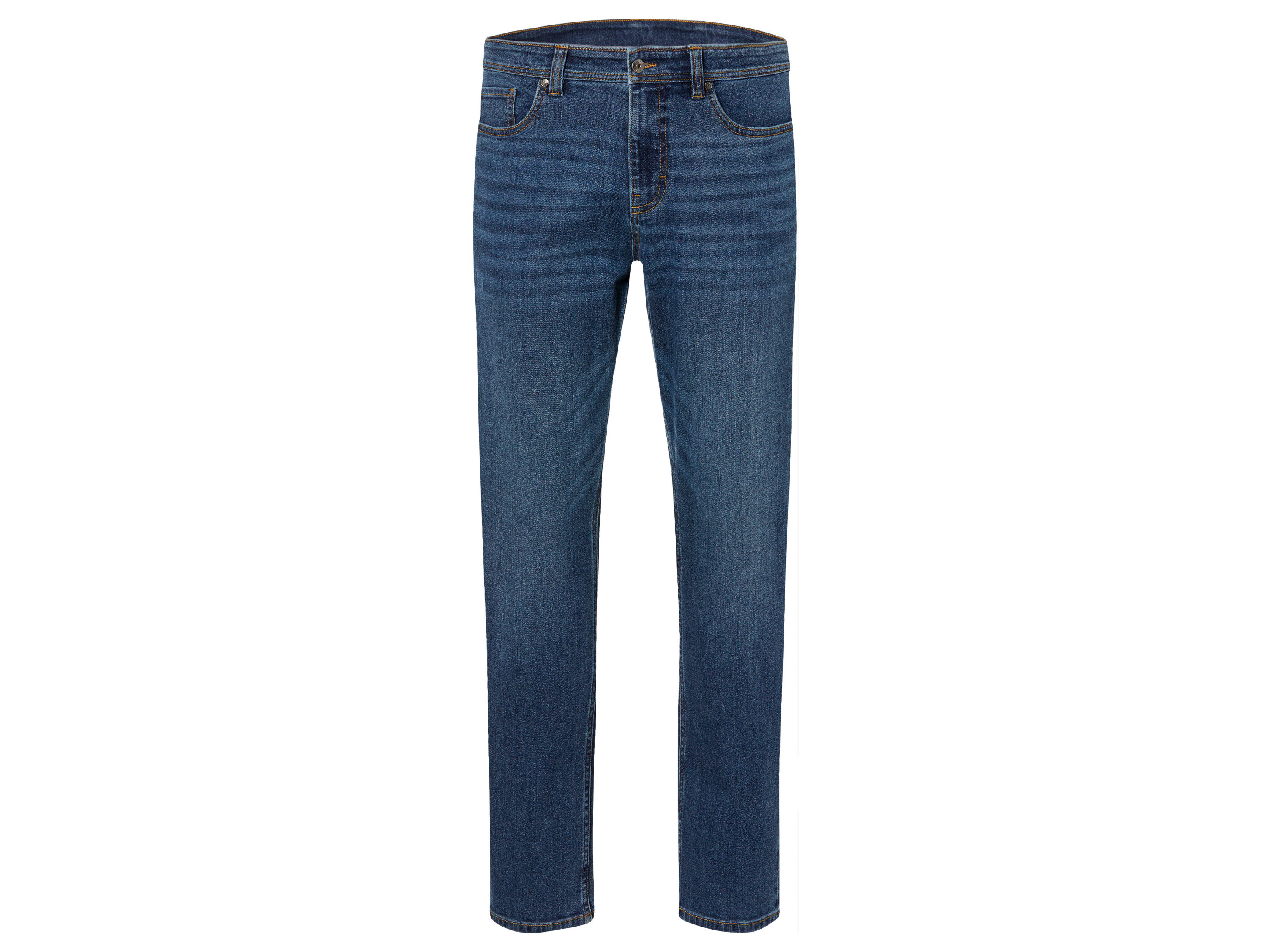 Livergy Jeansy męskie z bawełną, relaxed fit 52 36/32, Niebieski