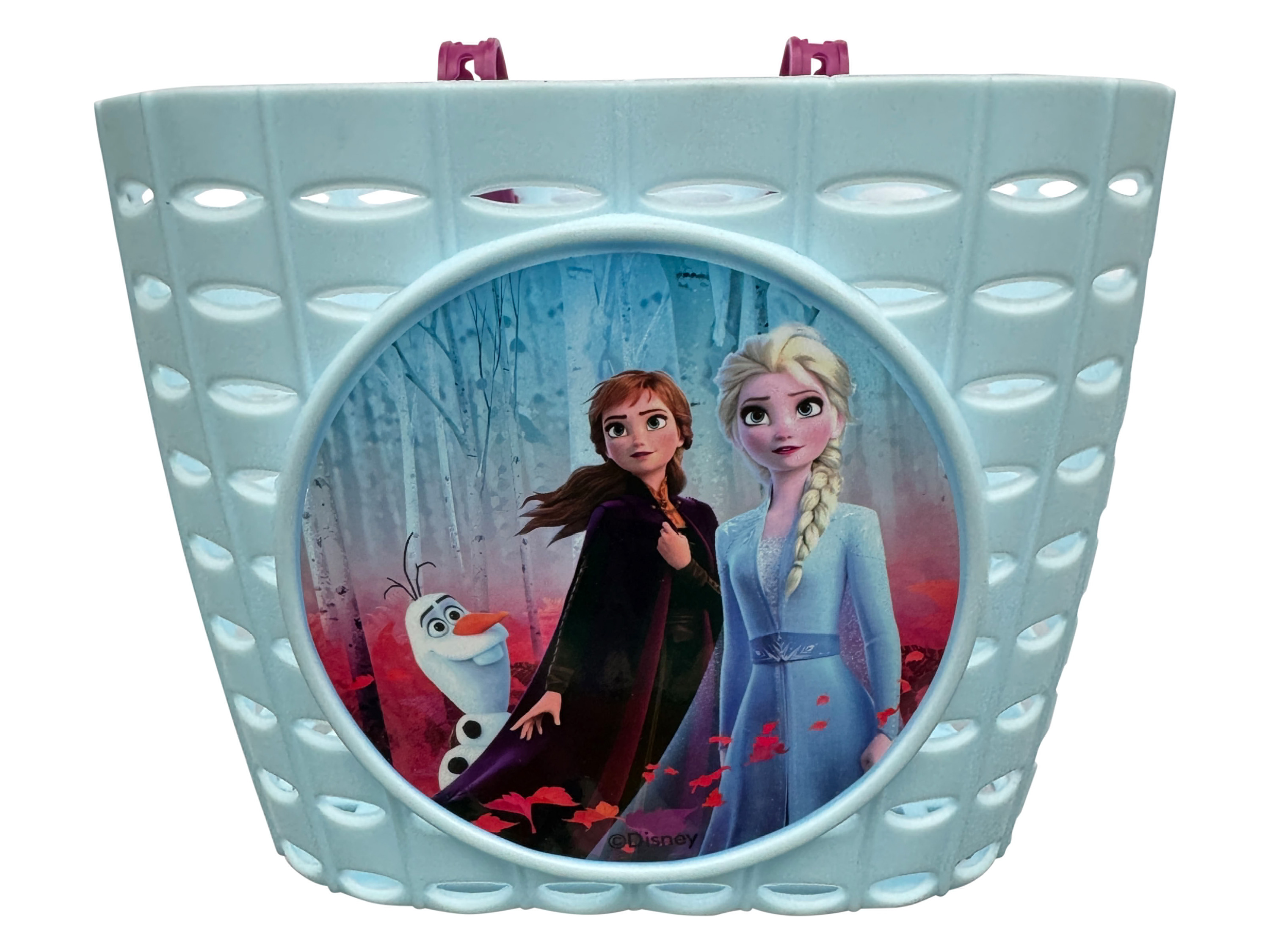 Koszyk rowerowy z dzwonkiem Disney Wzór Kraina Lodu