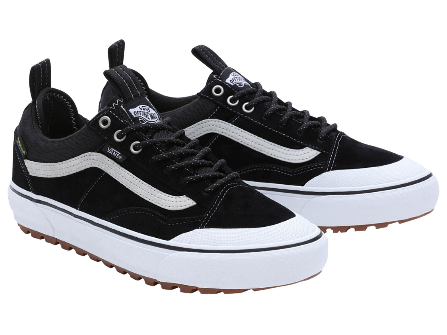 Vans Sneakersy damskie / męskie ze sznurówkami Czarny/ biały, 46