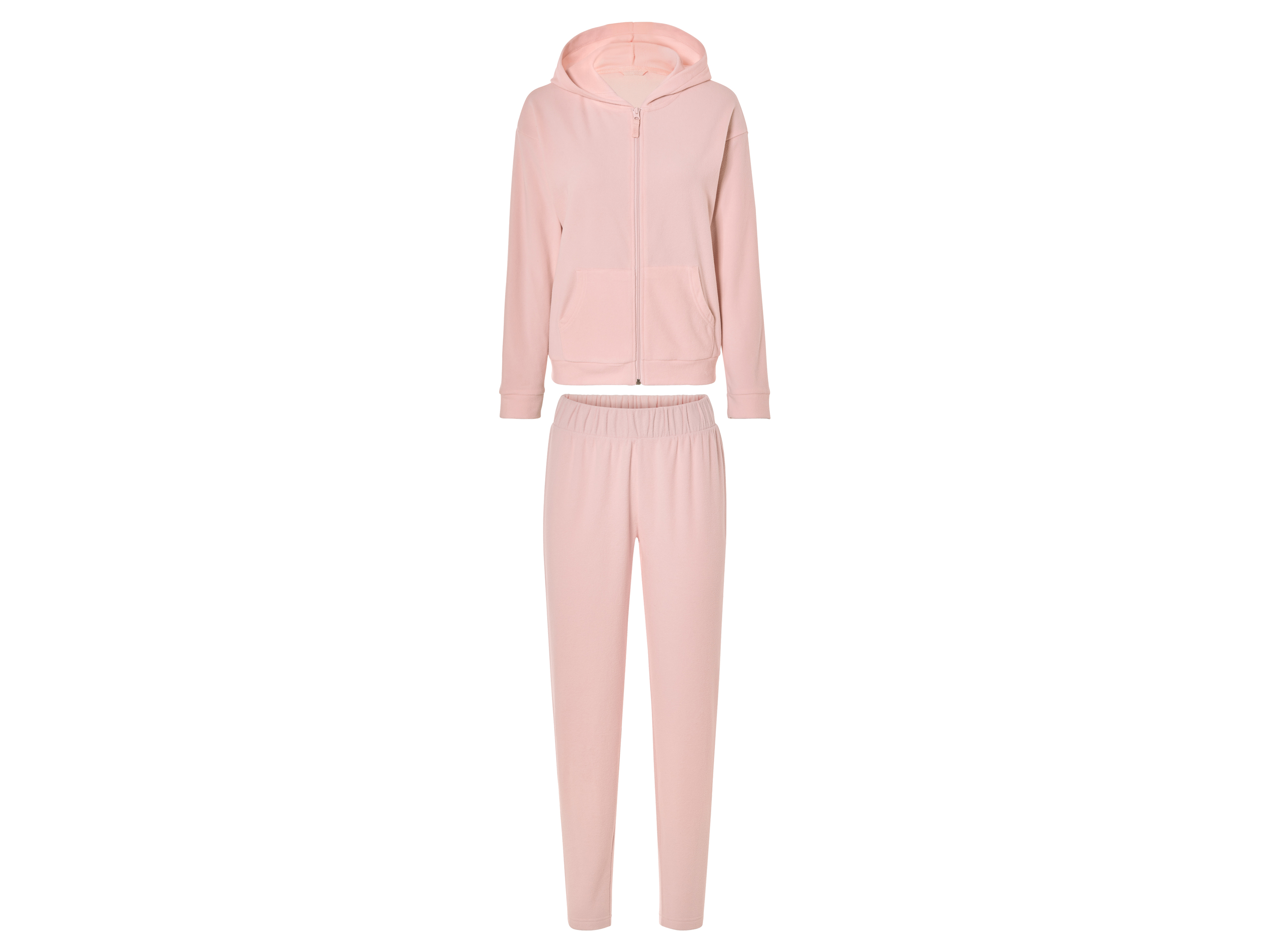 esmara Dres damski z polaru, 2-częściowy XS 32/34, Różowy