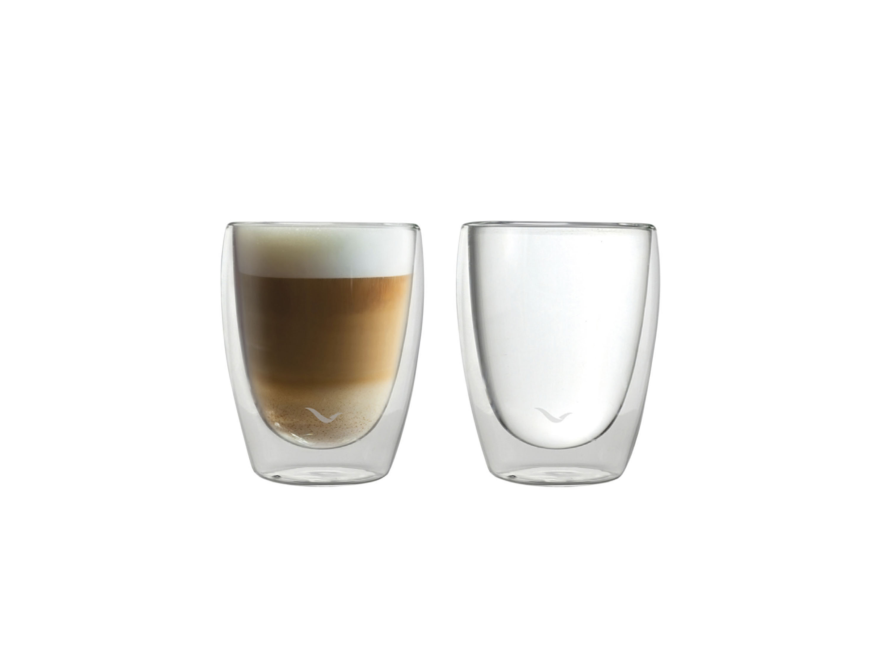 Mövenpick Szklanki termiczne, ze szkła borokrzemowego Kawa, cappuccino, 2 sztuki
