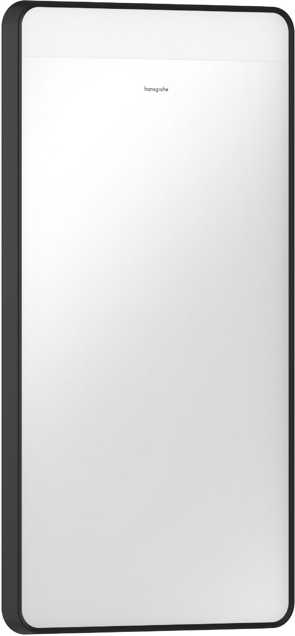 Darmowa Dostawa - Lustro 36x70 cm prostokątne z oświetleniem czarny Hansgrohe Xarita Lite Q 54968670