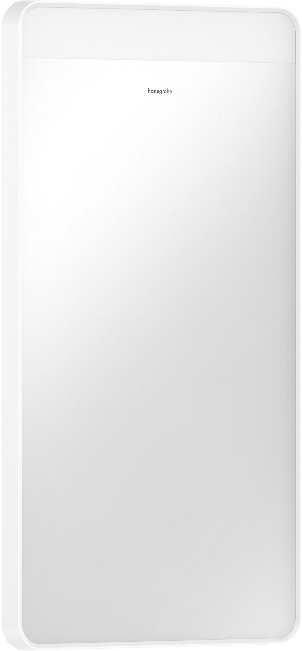 Darmowa Dostawa - Lustro 36x70 cm prostokątne z oświetleniem biały Hansgrohe Xarita Lite Q 54955700