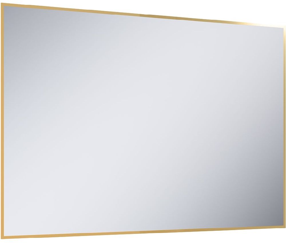 Darmowa Dostawa - Lustro 120x80 cm prostokątne z oświetleniem złoty Elita Sharon Square RE061203015570