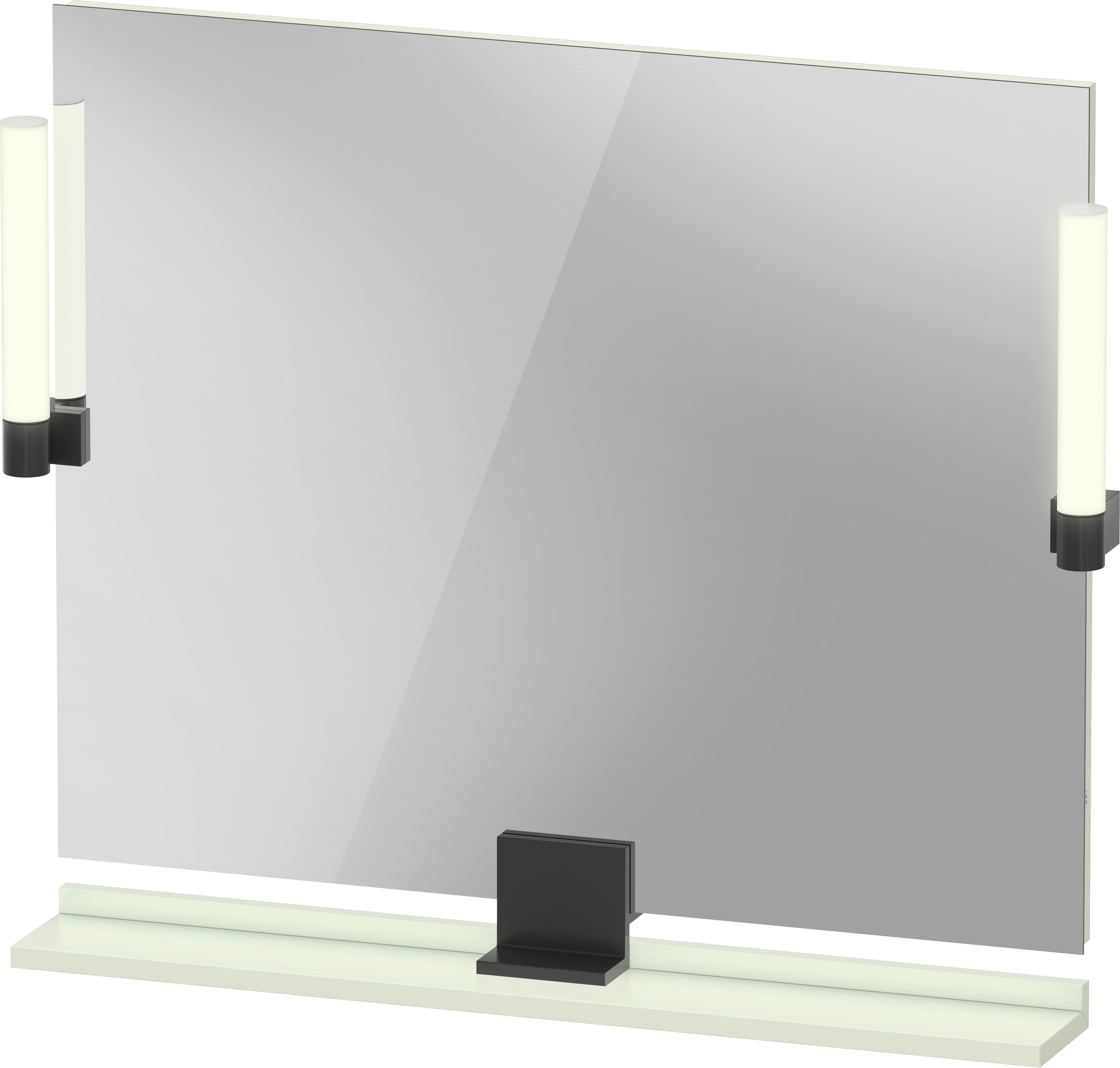 Darmowa Dostawa - Lustro 85x65 cm prostokątne z oświetleniem czarny-zielony Duravit Sivida SV74220BDHH0000