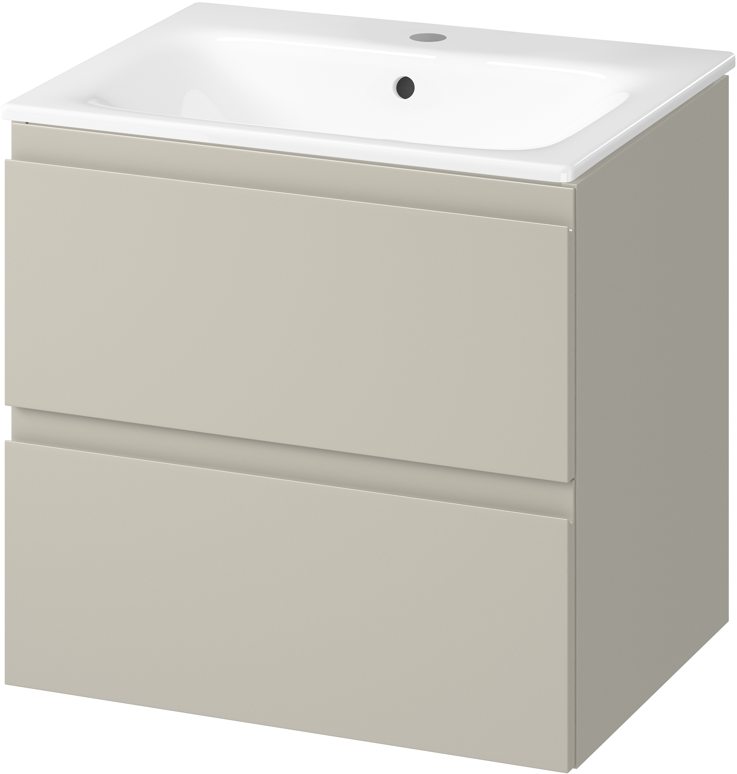 Darmowa Dostawa - Umywalka z szafką 60 cm beżową Cersanit Moduo S801591