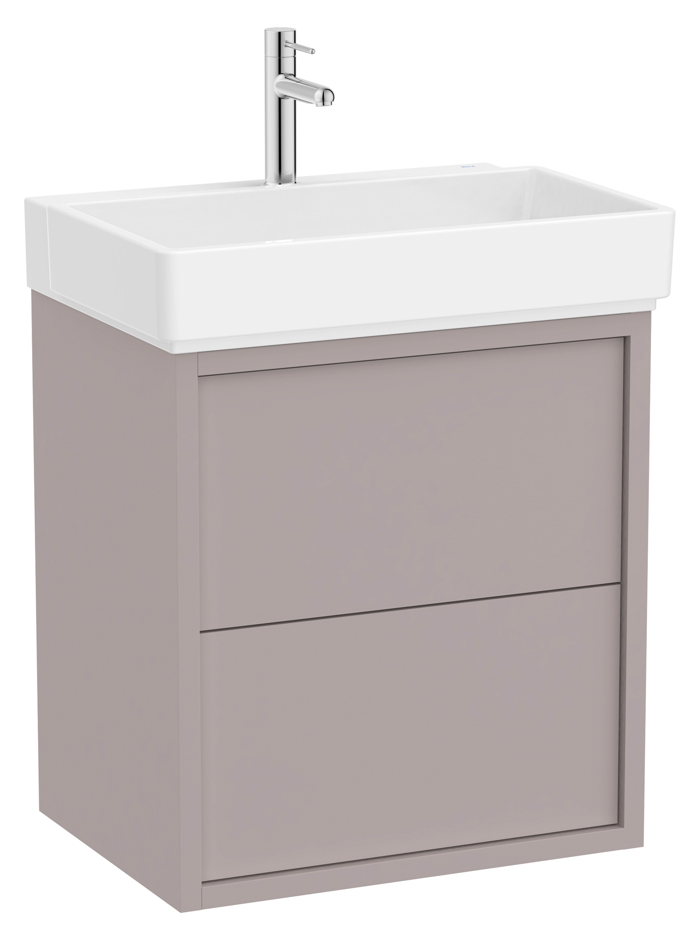 Darmowa Dostawa - Umywalka z szafką 80 cm szarą Roca Tura A852026559