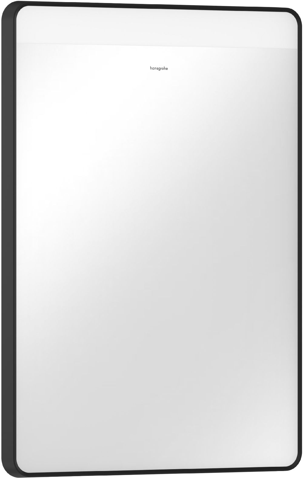 Darmowa Dostawa - Lustro 50x70 cm prostokątne z oświetleniem czarny Hansgrohe Xarita Lite Q 54956670