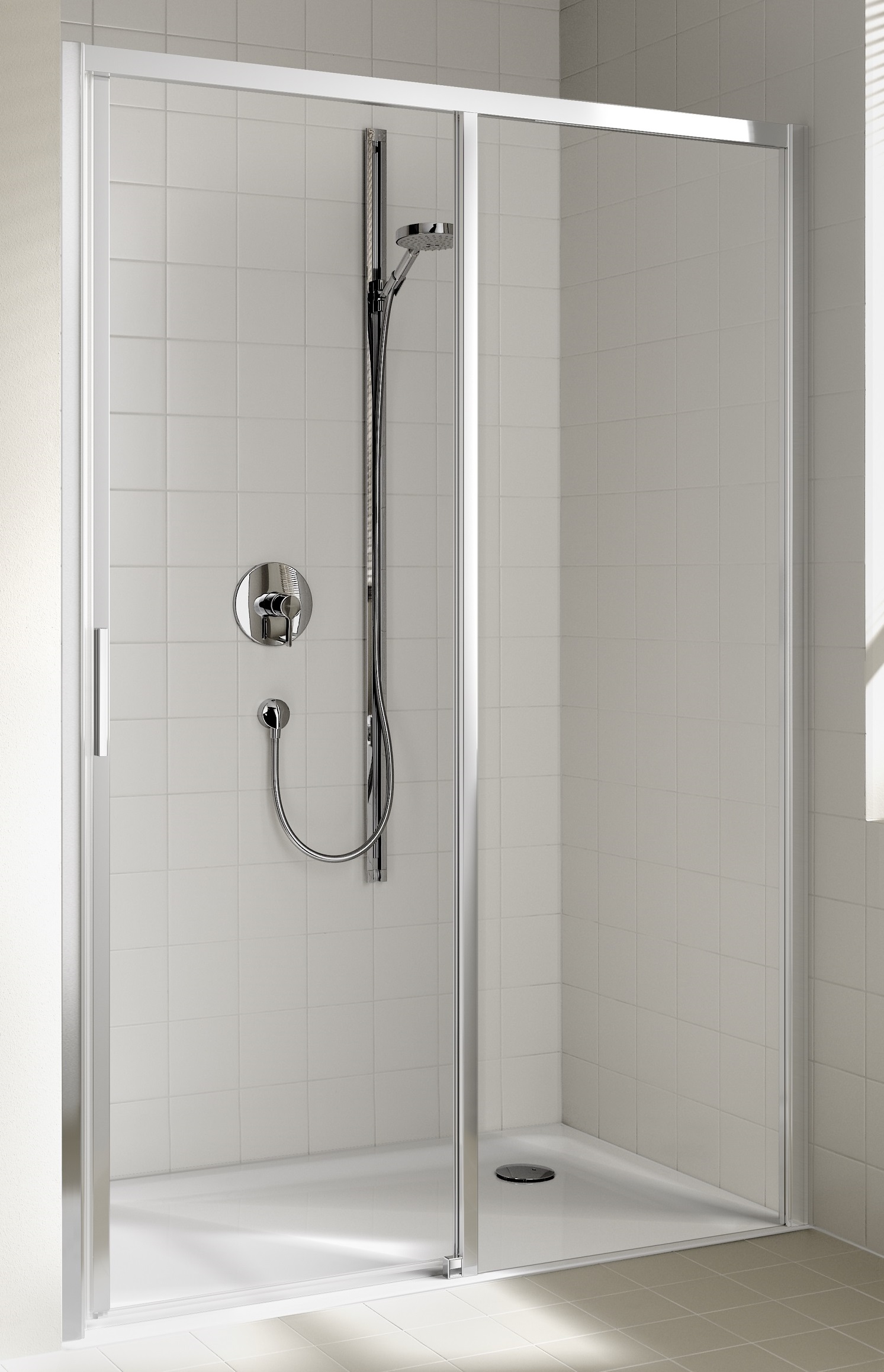 Darmowa Dostawa - Drzwi prysznicowe 160 cm rozsuwane Kermi Cada XS CKD2 CKD2R16020VPK