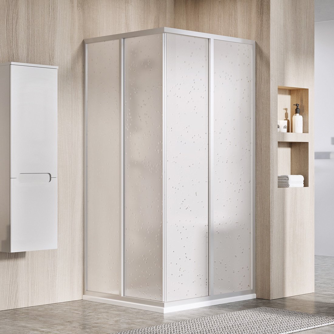 Darmowa Dostawa - Drzwi prysznicowe 90 cm rozsuwane Ravak Supernova 14V70UO211