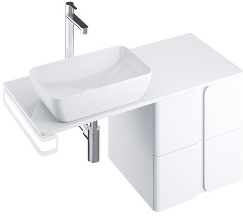 Darmowa Dostawa - Blat naszafkowy 120x46.5 cm biały Ravak Balance X000001372